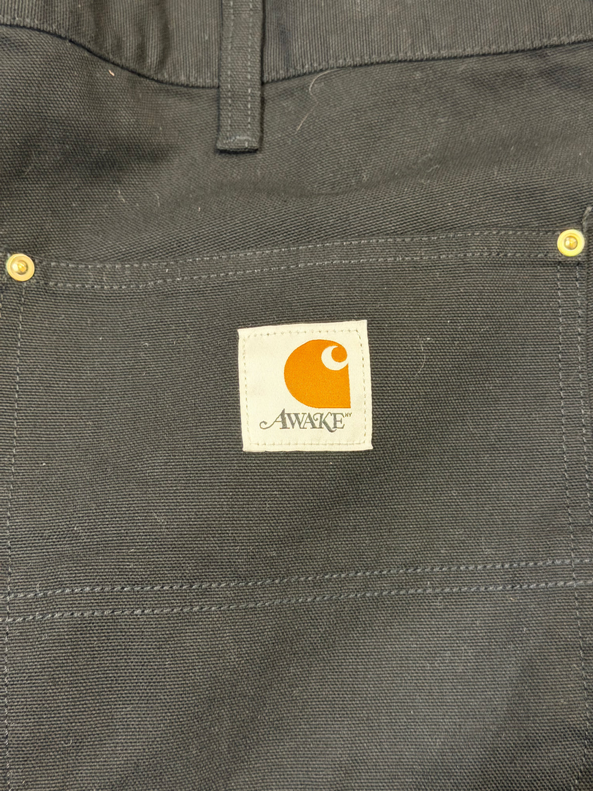 Awake NY x Carhartt WIP Double Knee Pants - Black
