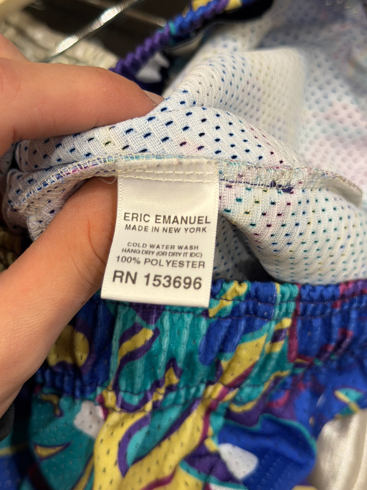 Eric Emanuel Mesh Shorts Floral 4