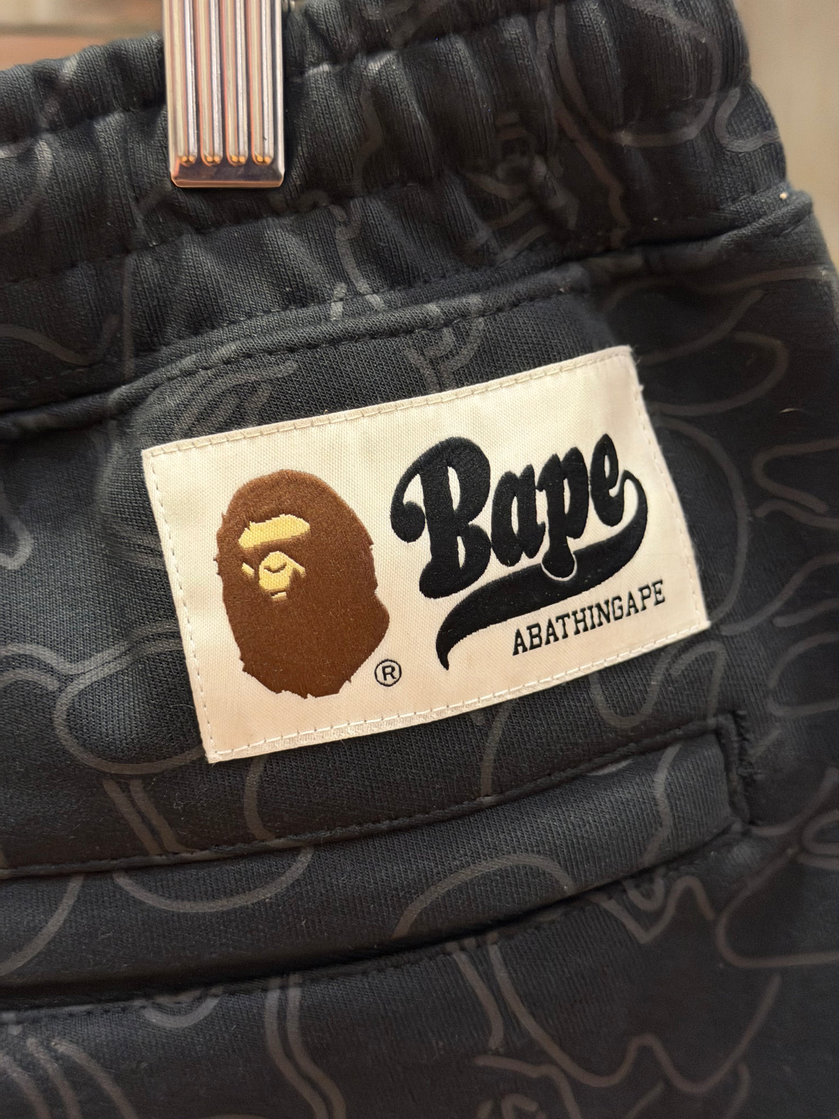 Bape Lux Sport Pattern Jacquard Shorts - Black