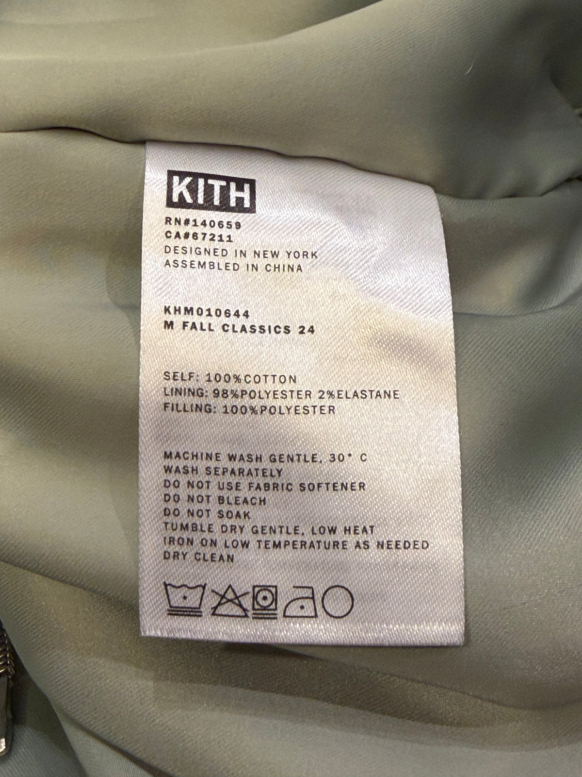 Kith Washed Corduroy Avery Bomber Jacket