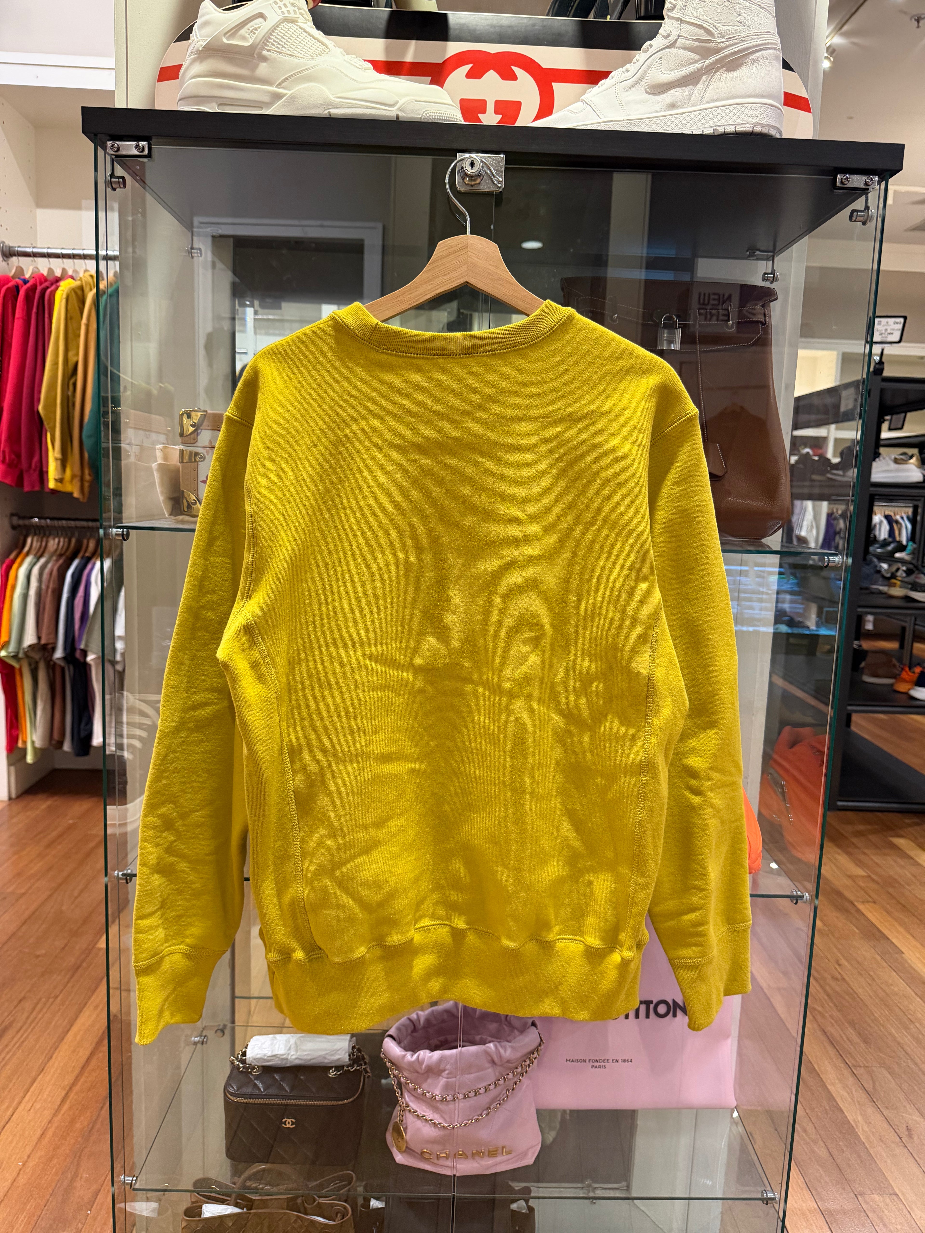 Supreme Box Logo Crewneck- Yellow