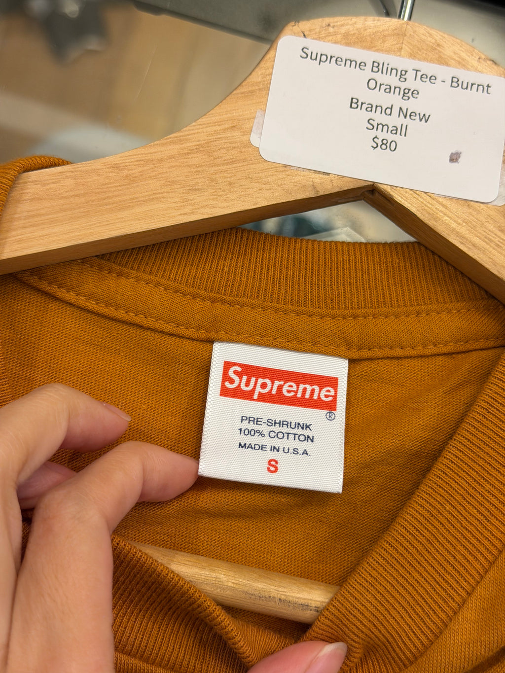 Supreme Bling Tee - Burnt Orange