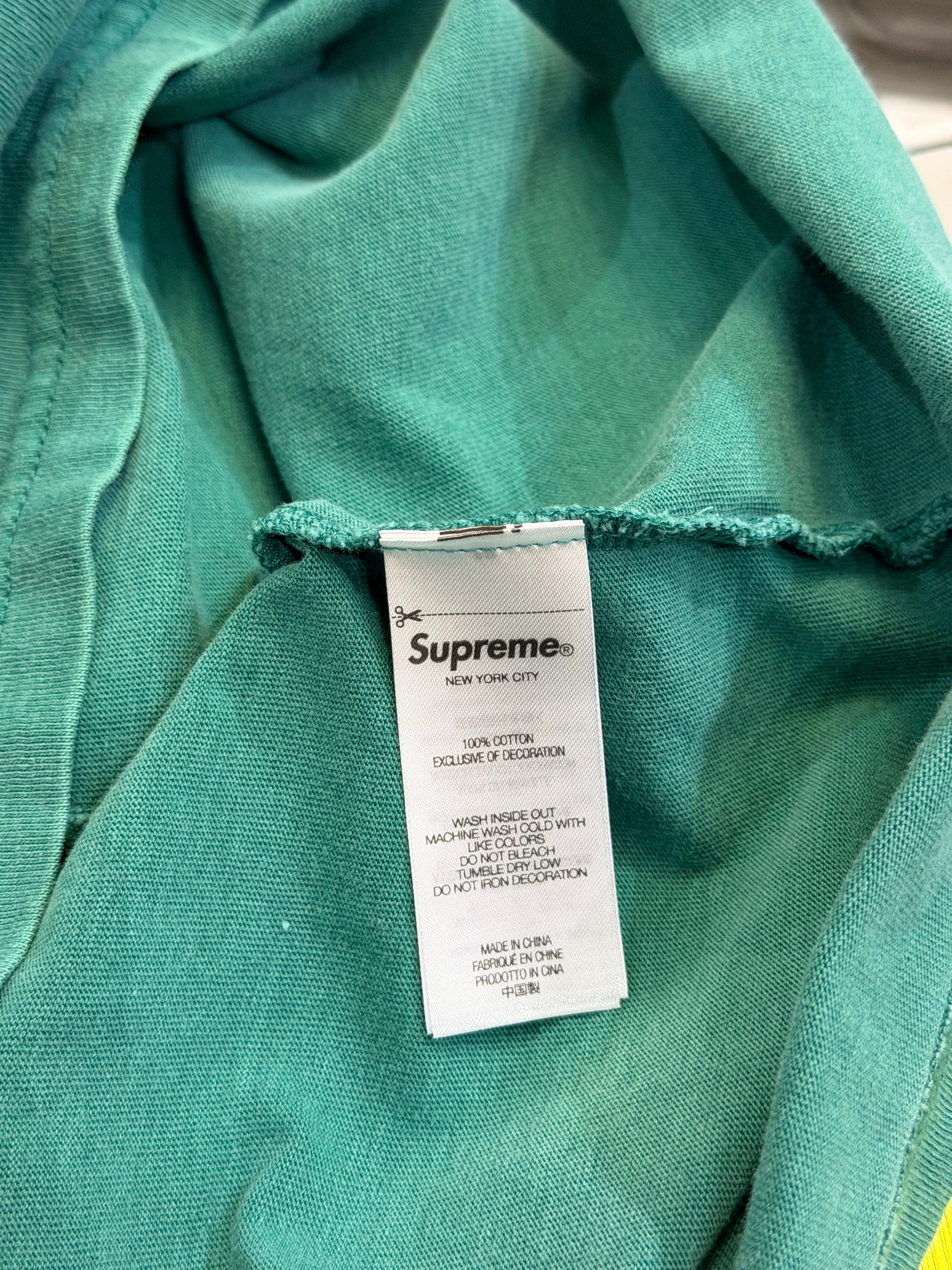 Supreme Cracked Sleeve LS -Green