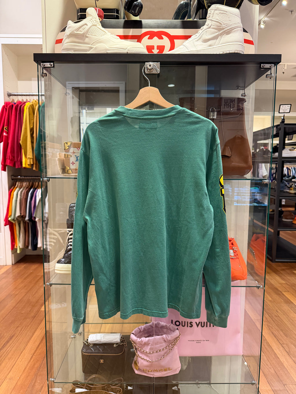 Supreme Cracked Sleeve LS -Green