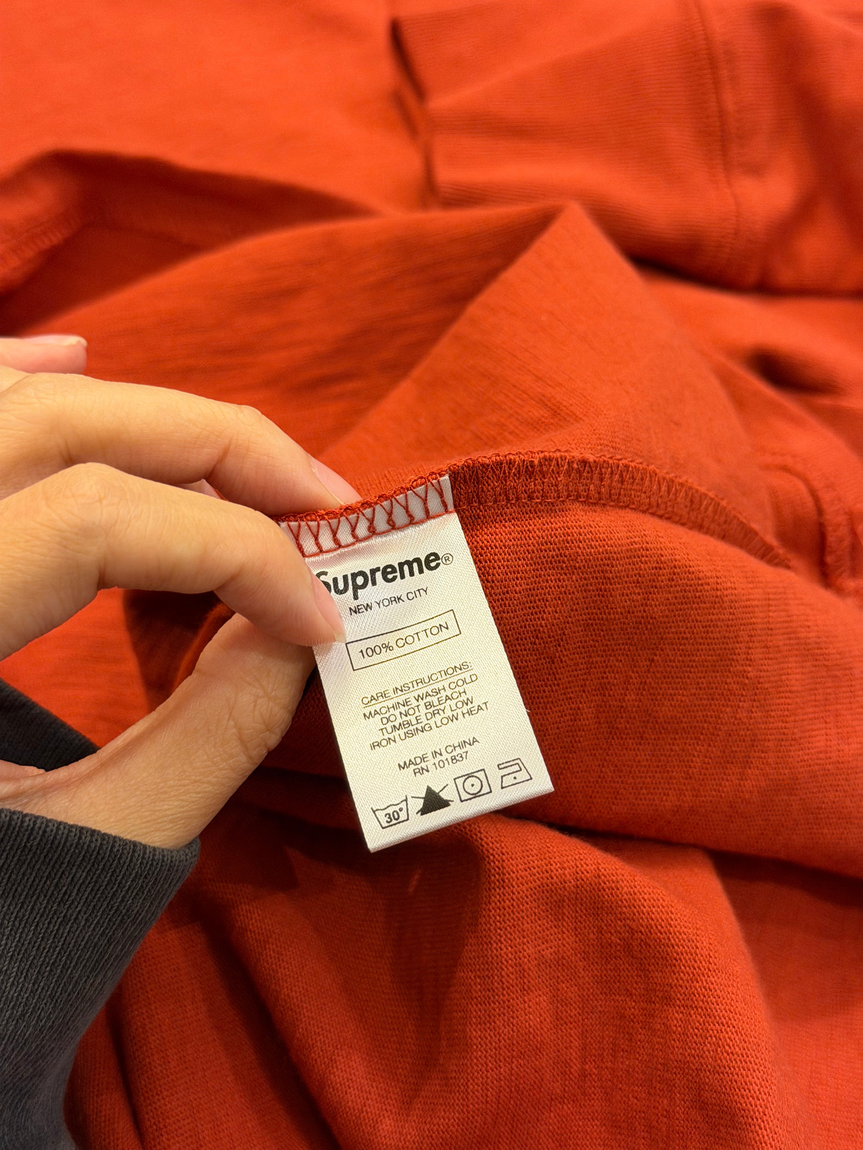 Supreme S/S Pocket Tee - Red