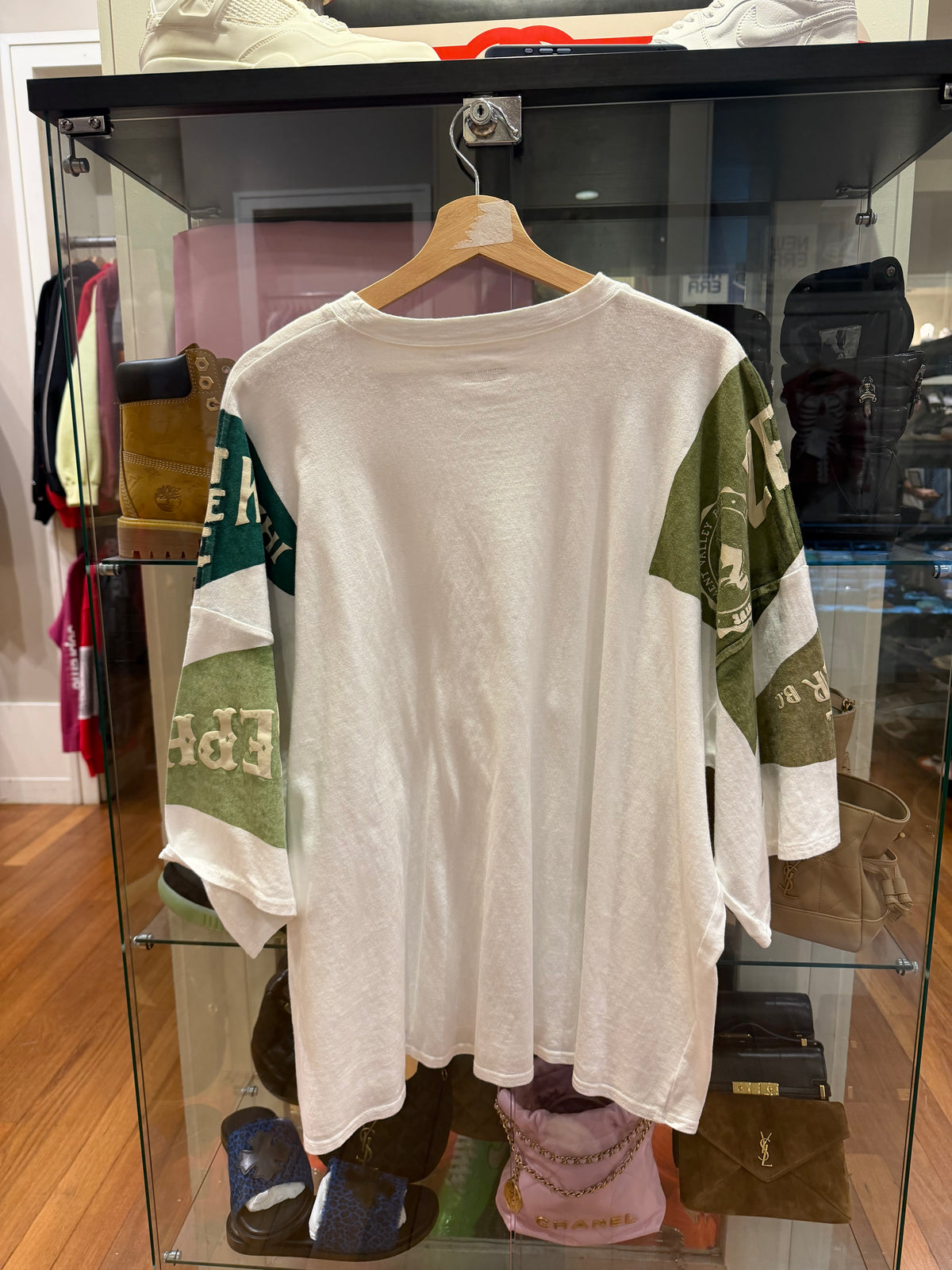 Kapital Flag Logo Oversized Shirt - White