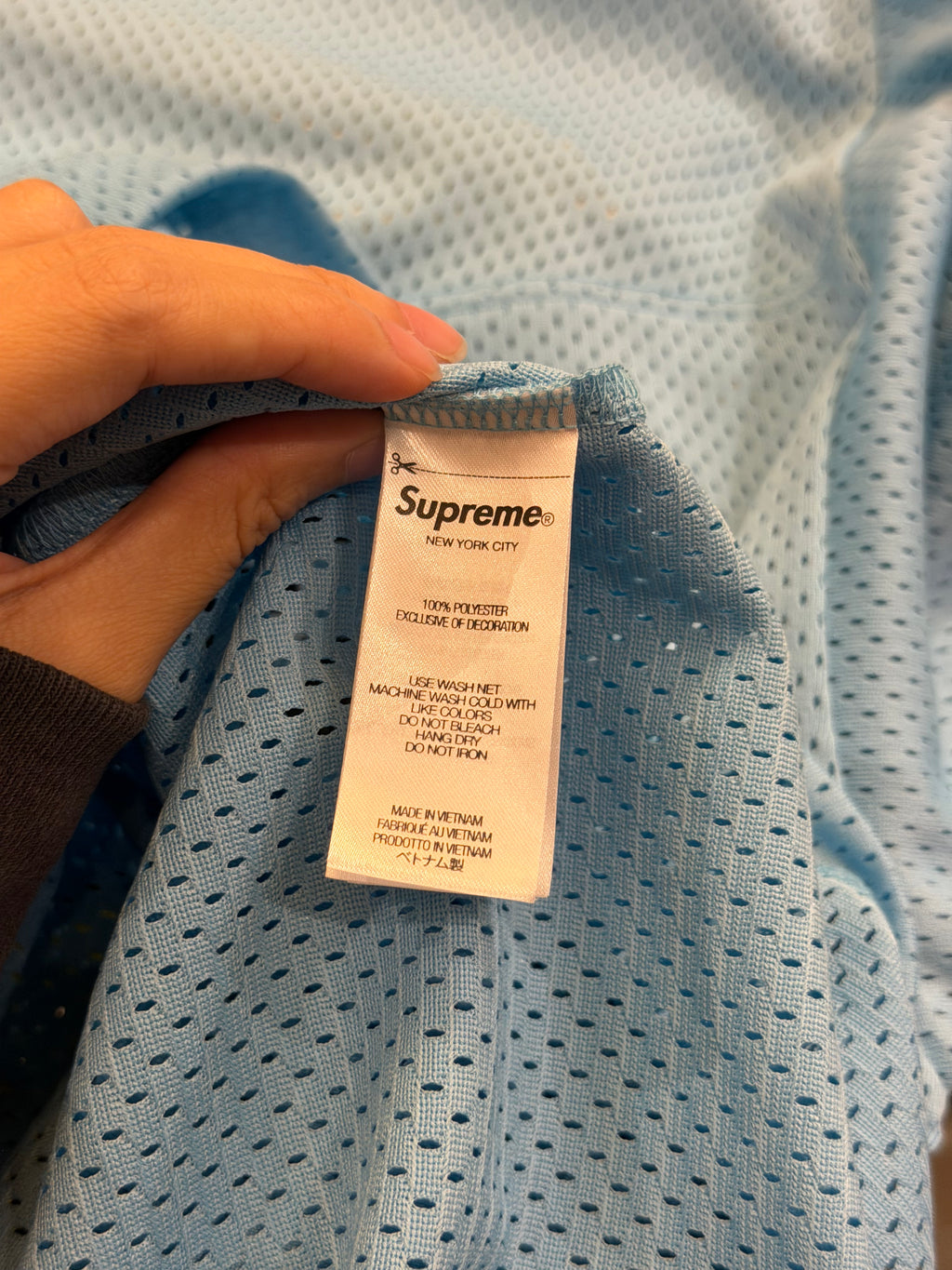 Supreme Bandana Football Jersey - Blue/Yellow