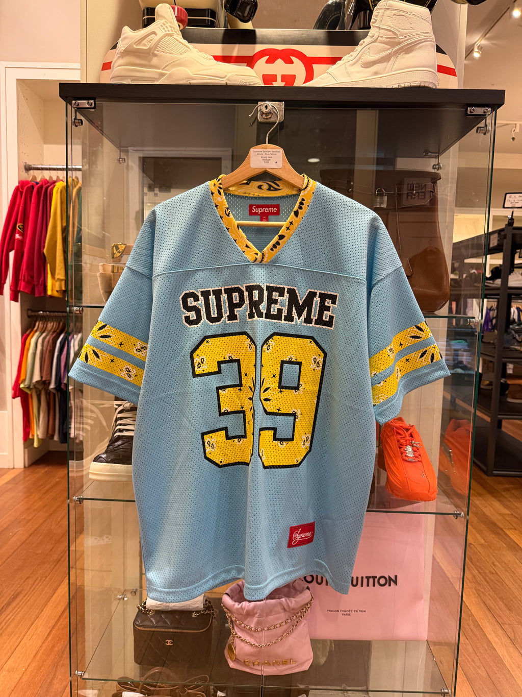 Supreme Bandana Football Jersey - Blue/Yellow