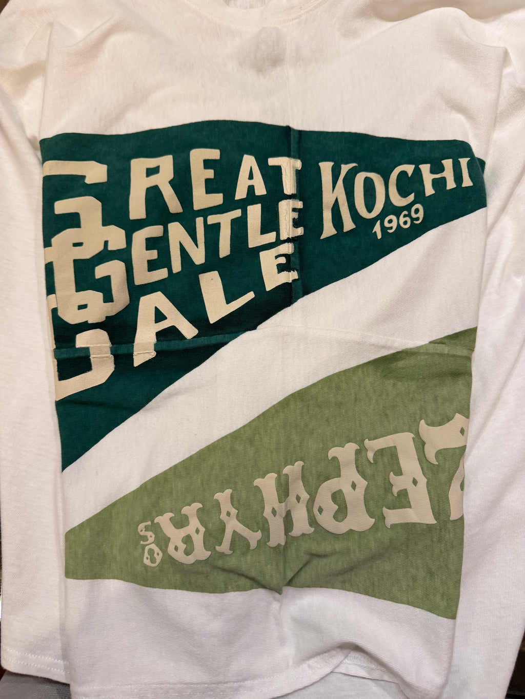 Kapital Flag Logo Oversized Shirt - White