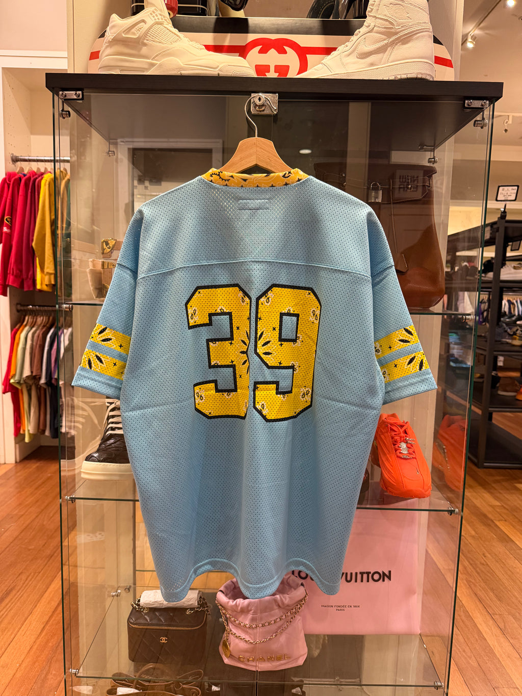 Supreme Bandana Football Jersey - Blue/Yellow