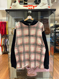 Supreme Shadow Plaid Hooded LS - Pink