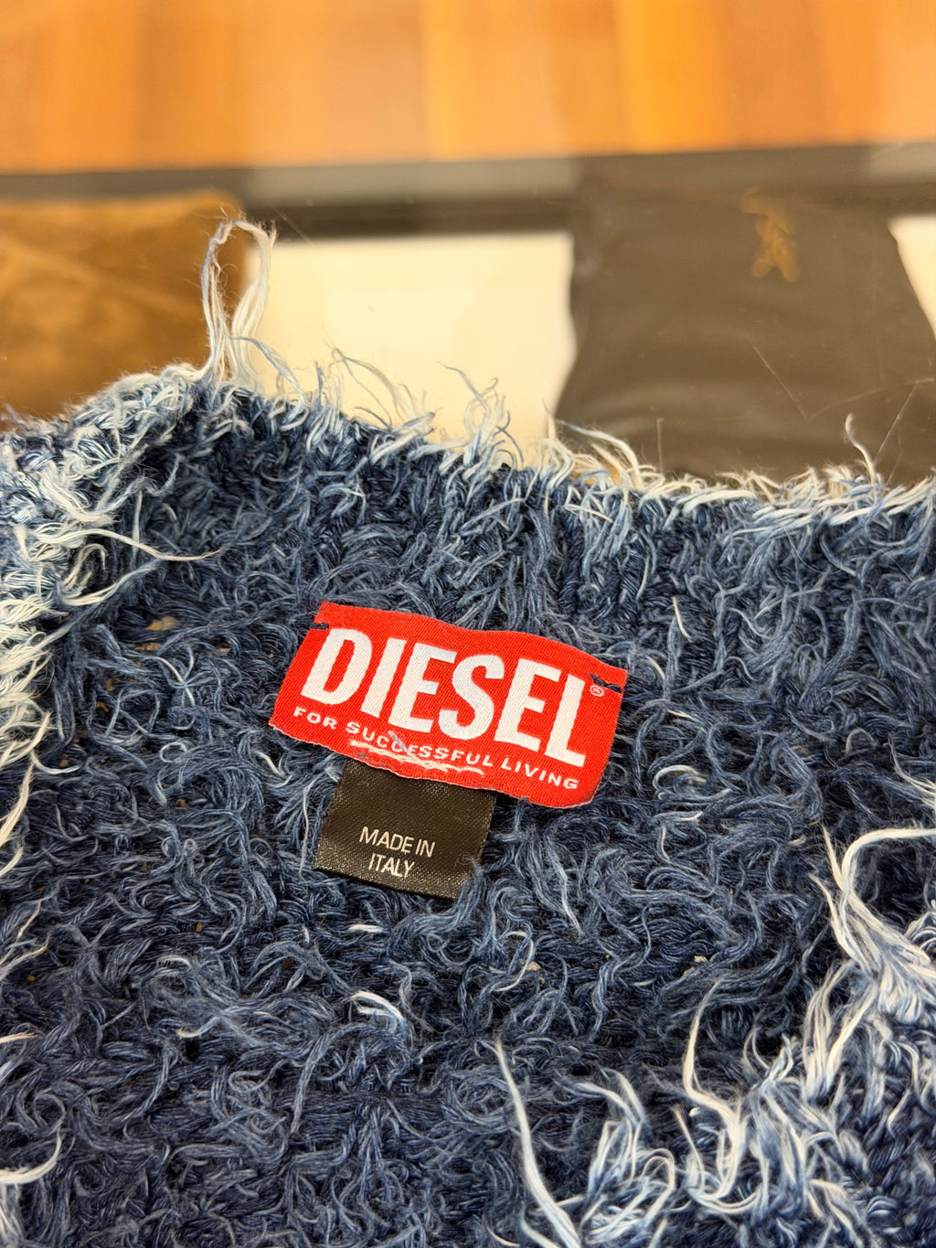 Diesel K-Damon Textured-Knit Jumper