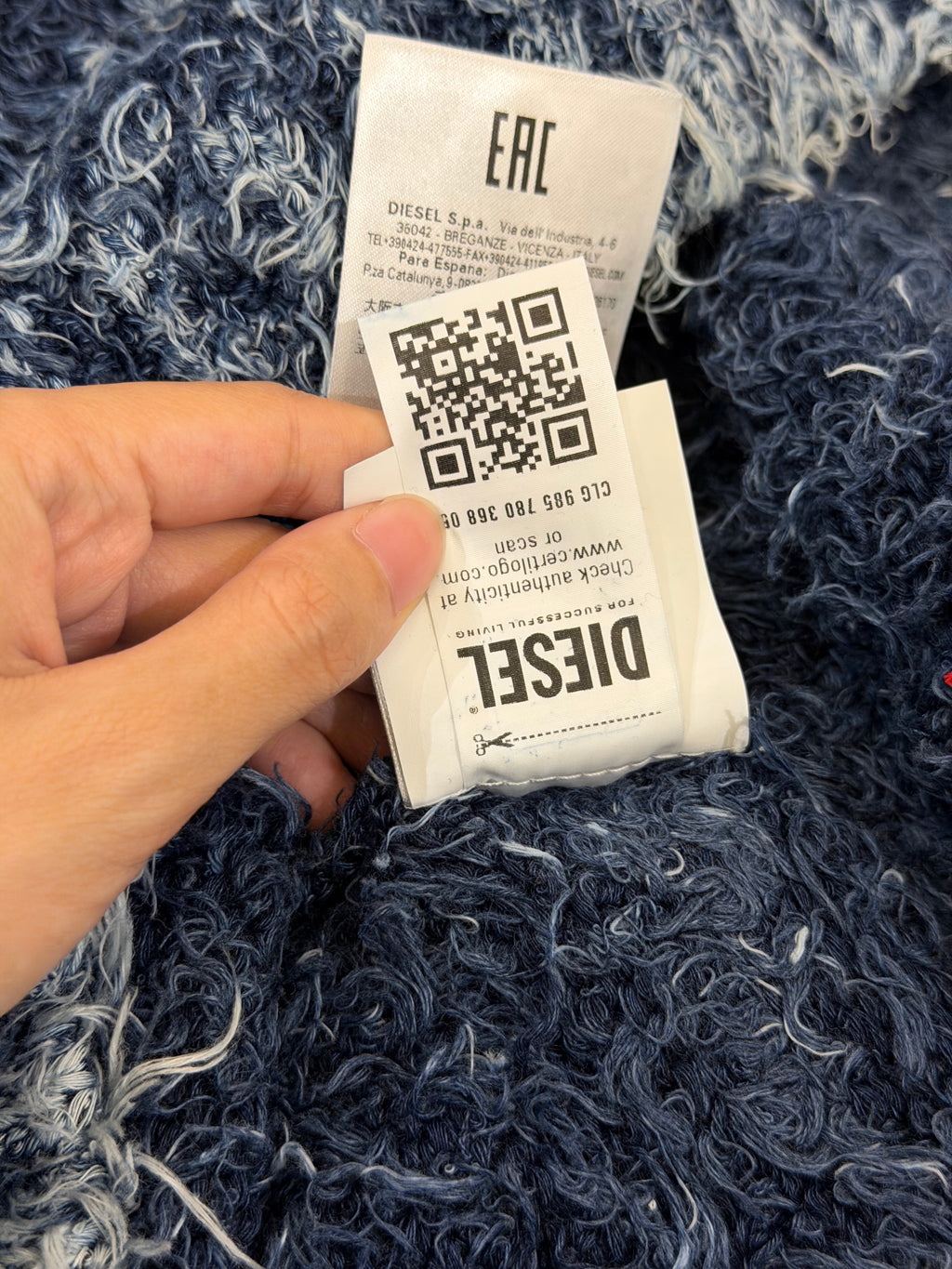 Diesel K-Damon Textured-Knit Jumper