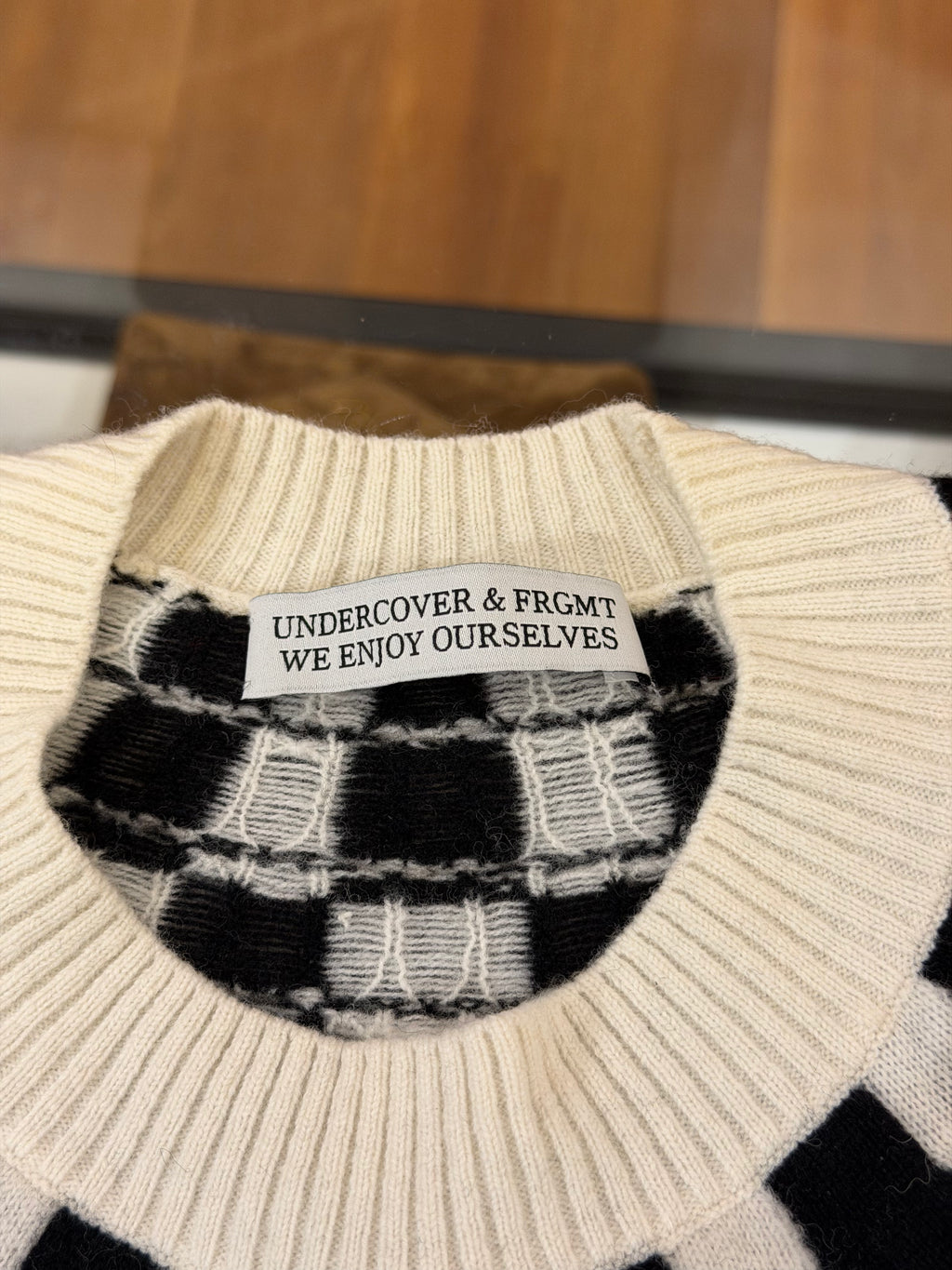 Undercover × Fragment Design Fair Isle Jacquard Crewneck Sweater