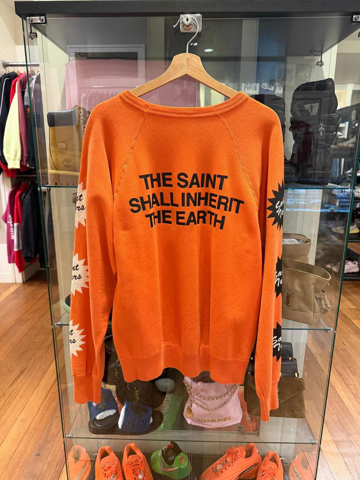 Saint Tears Milk Carton Crewneck - Orange