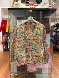 Supreme Waffle Knit Cardigan in Tie Dye