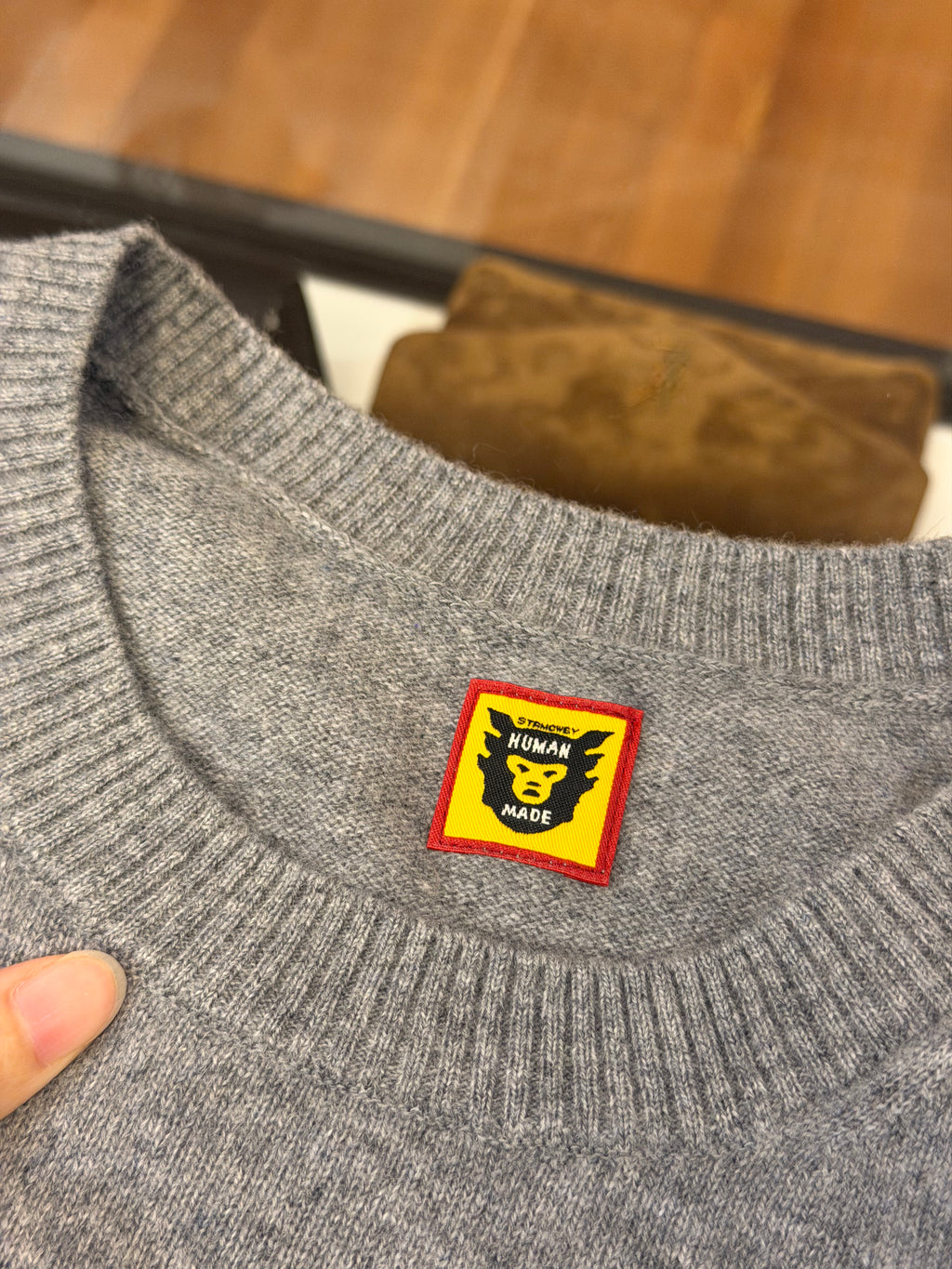 Human Made x KAWS Knit Sweater- Gray