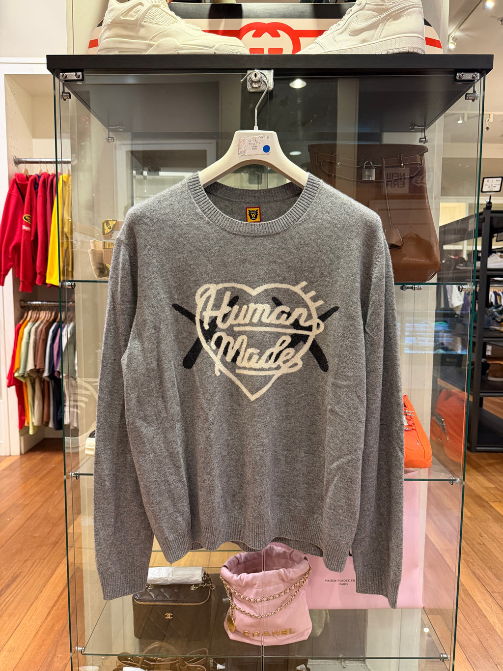 Human Made x KAWS Knit Sweater- Gray