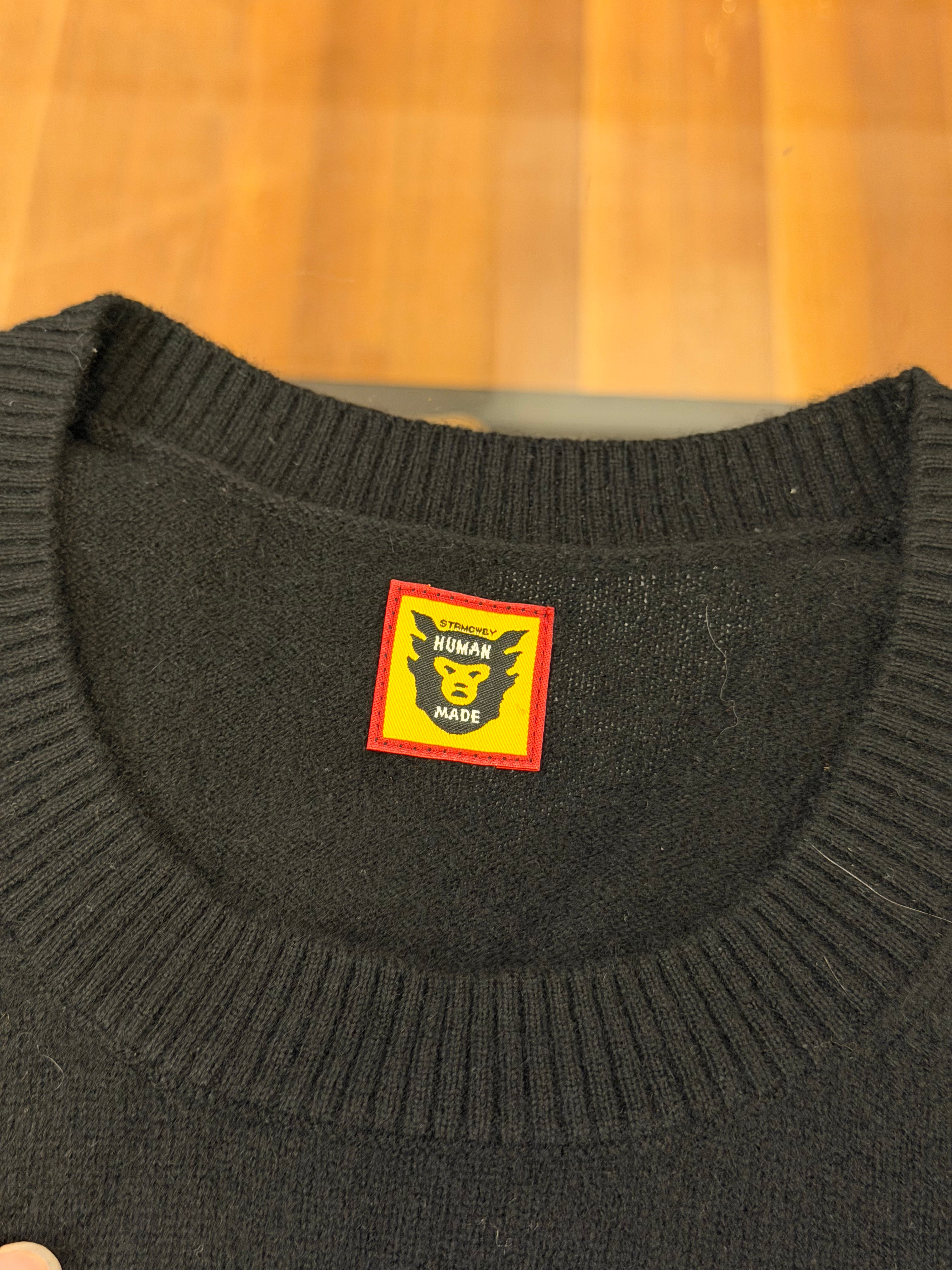 Human Made x KAWS Knit Sweater- Black