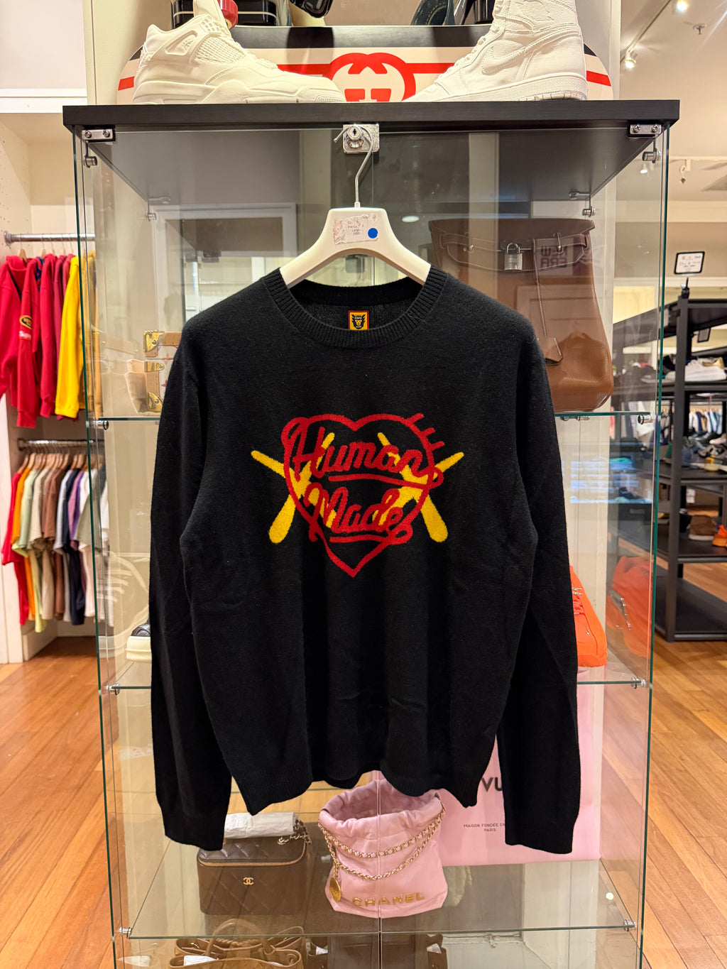 Human Made x KAWS Knit Sweater- Black