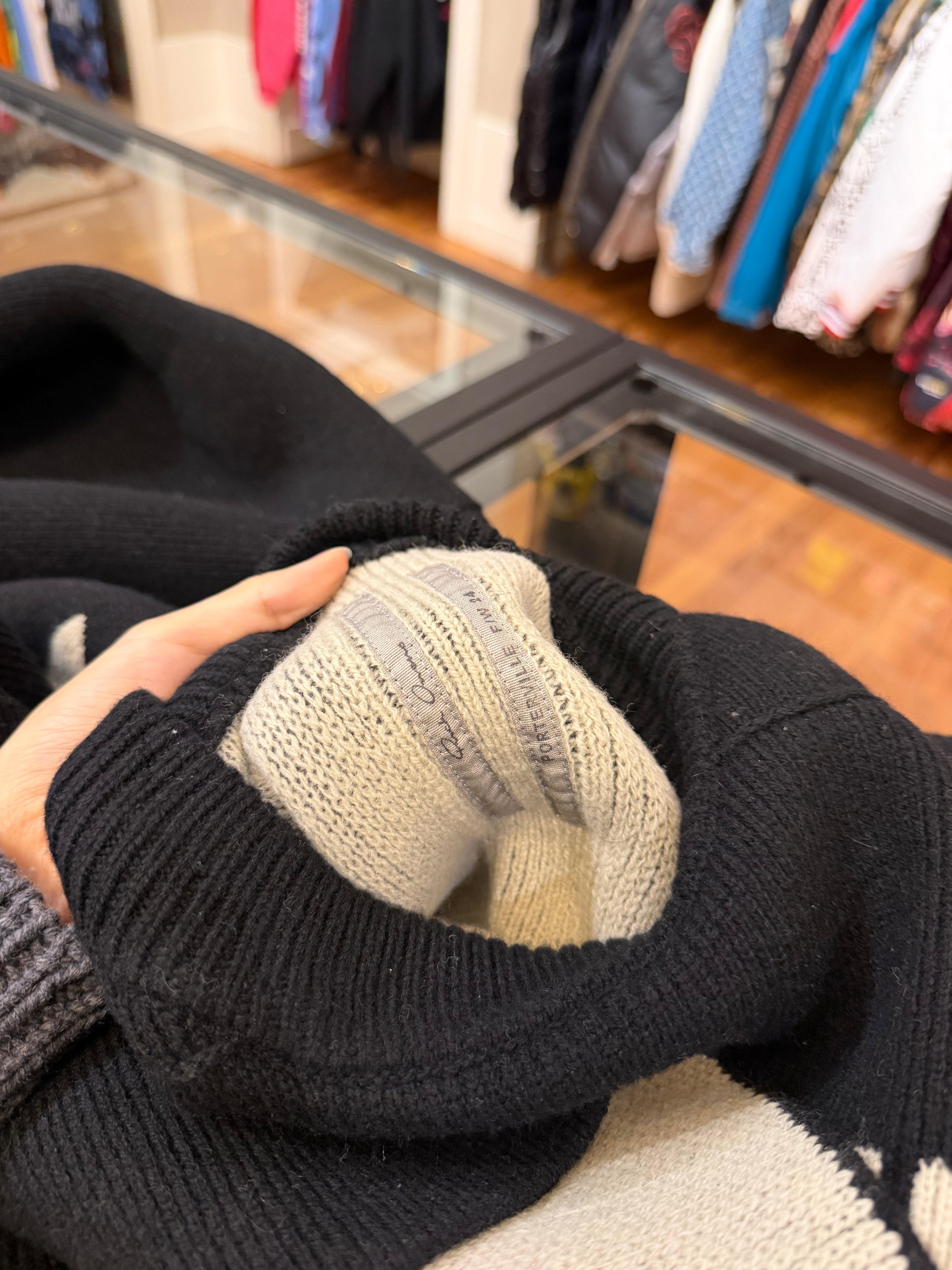 Rick Owens Fall/Winter 2024 "Porterville" Jumbo Crewneck Sweater