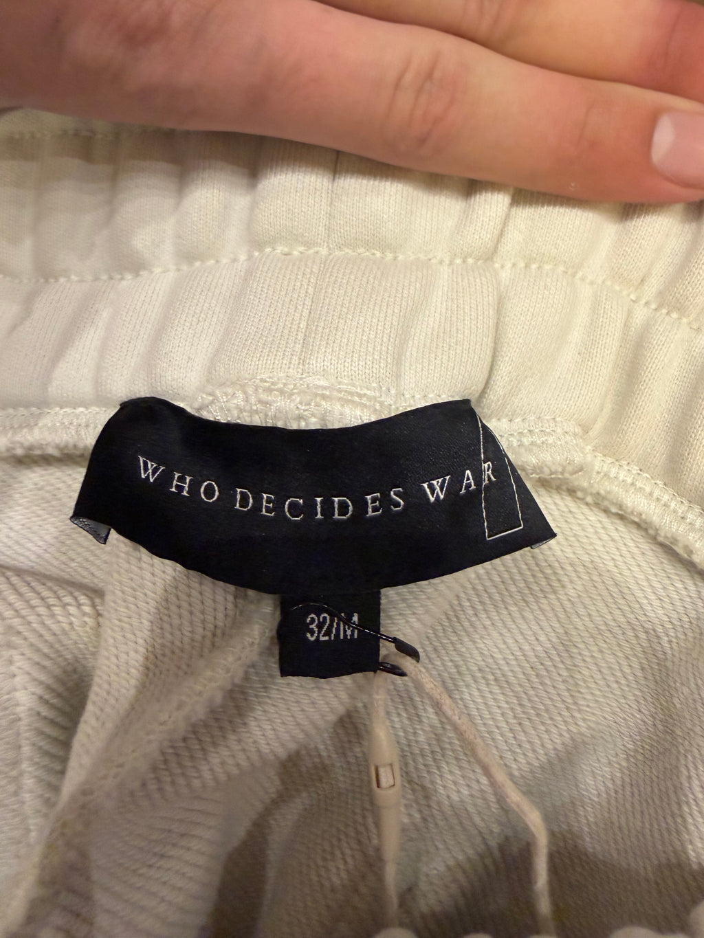 Who Decides War Rhinestone Sweatpants