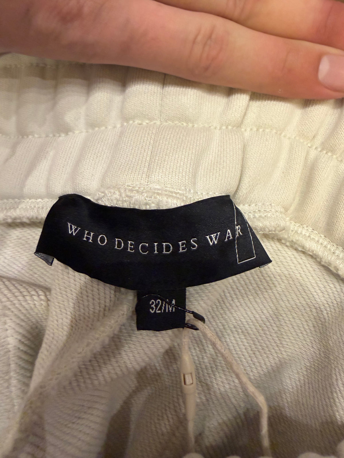 Who Decides War Rhinestone Sweatpants