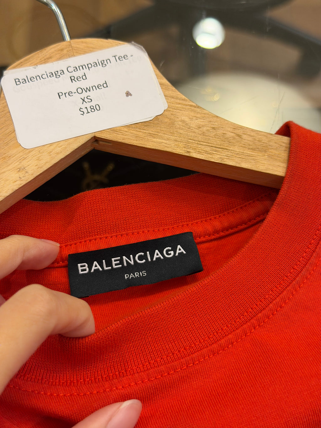 Balenciaga Campaign Tee -Red