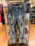 Who Decides War Rhinestone Flare Jeans
