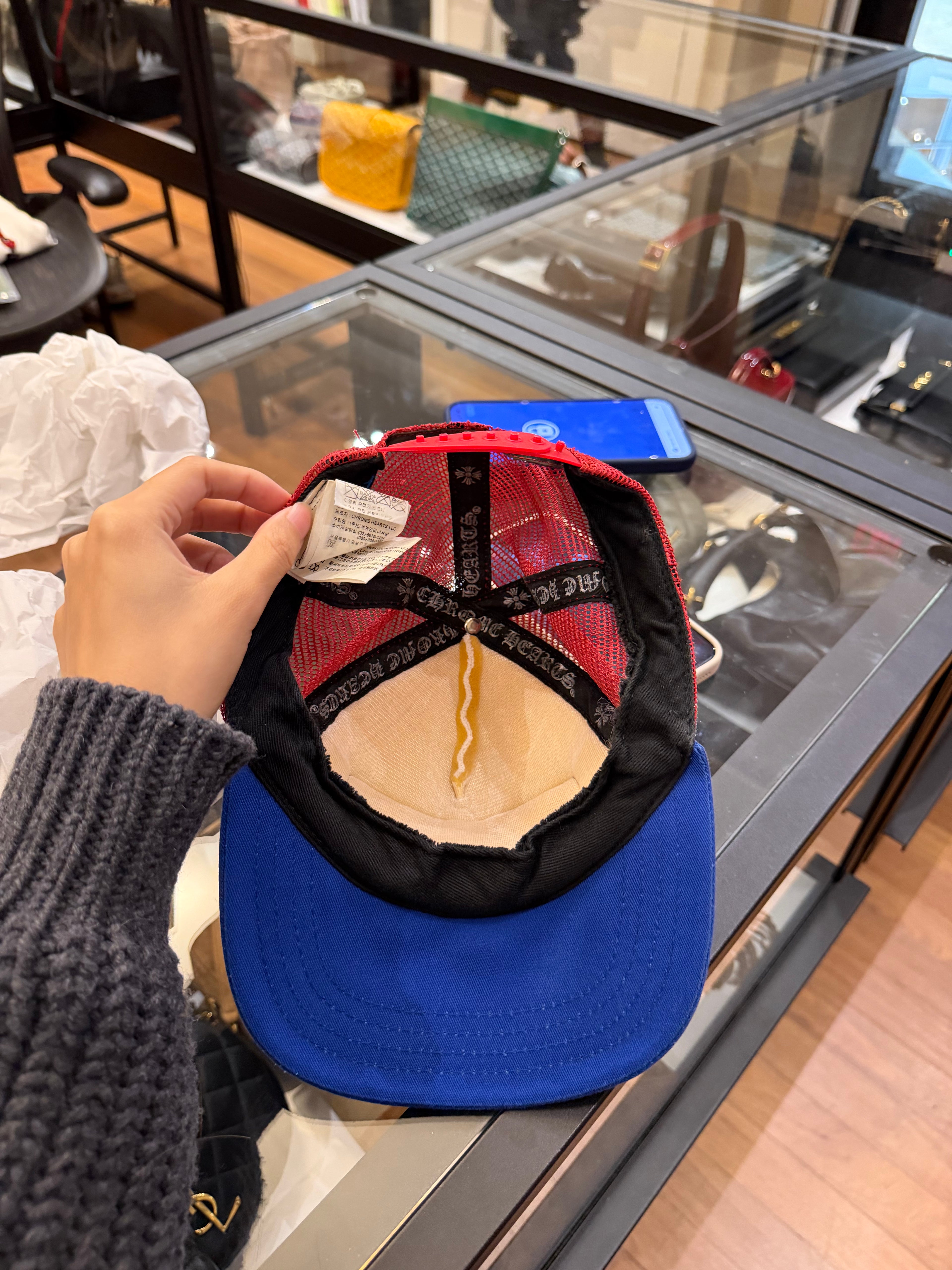 Chrome Hearts "Fuck" Hollywood Trucker Hat