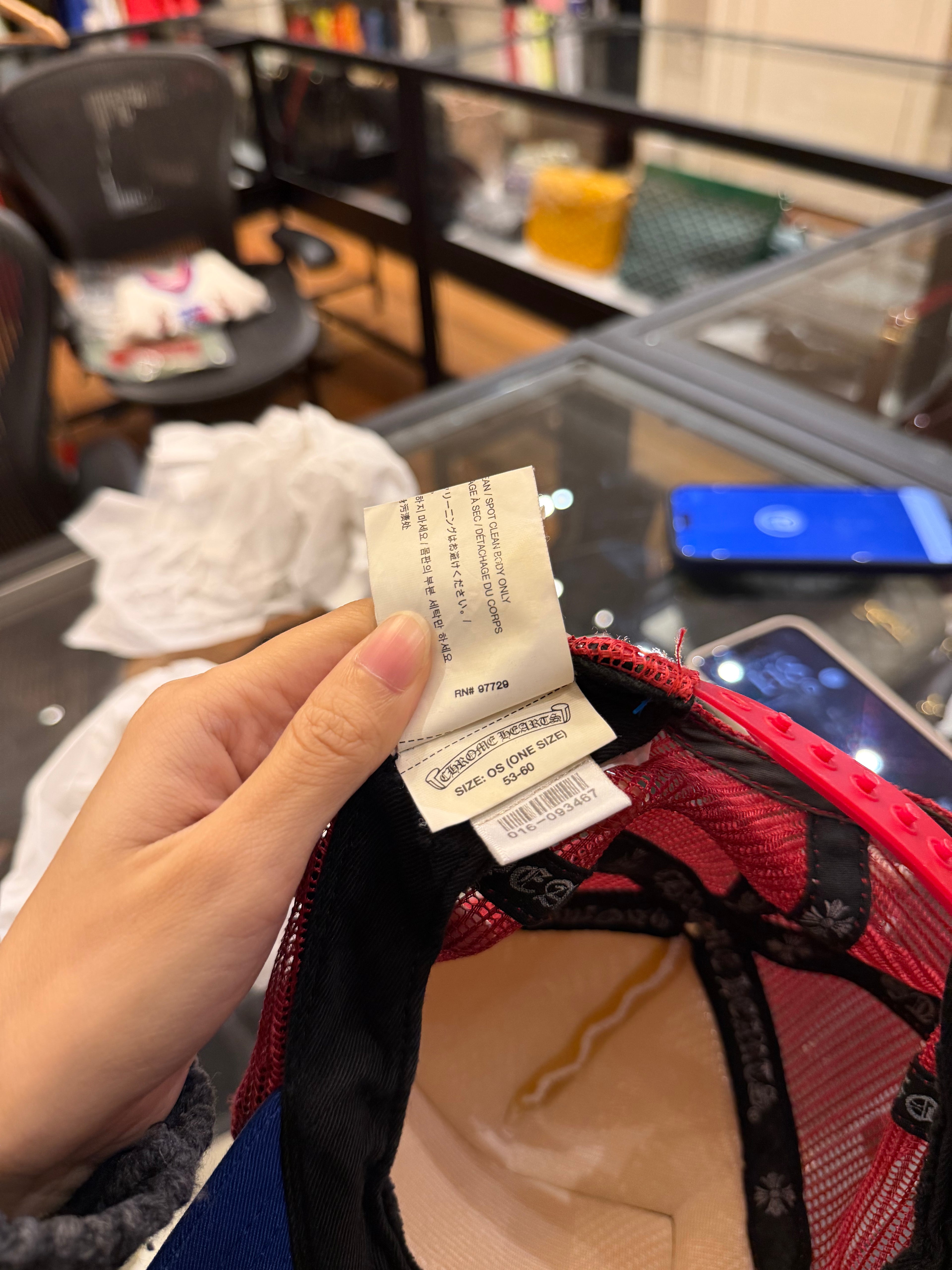 Chrome Hearts "Fuck" Hollywood Trucker Hat