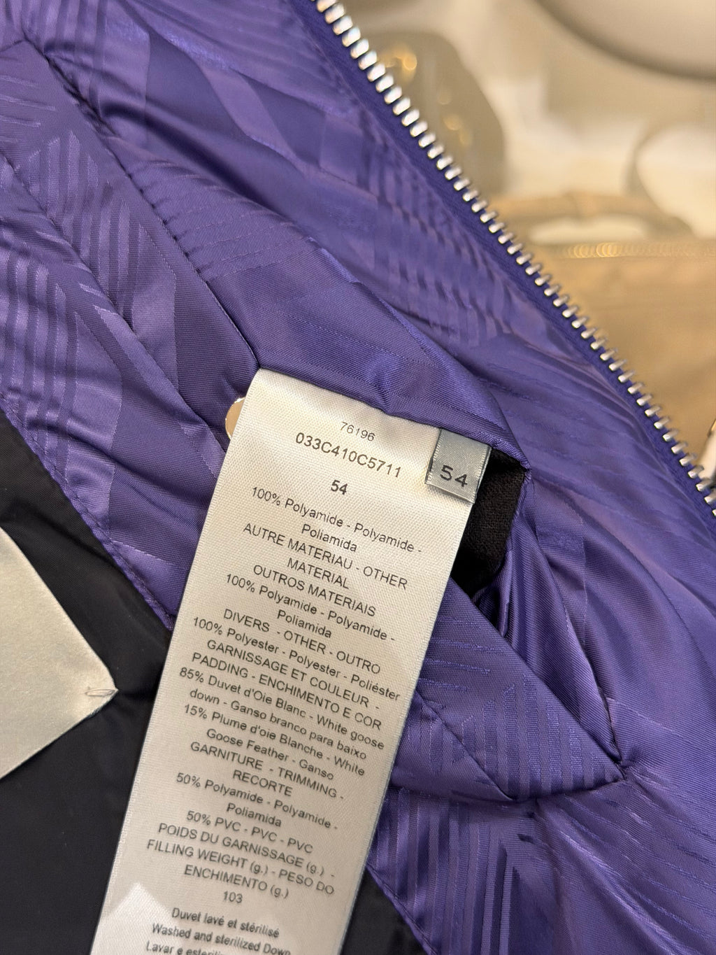 Dior CD Diamond Mirage Ski Capsule Down Vest - Purple