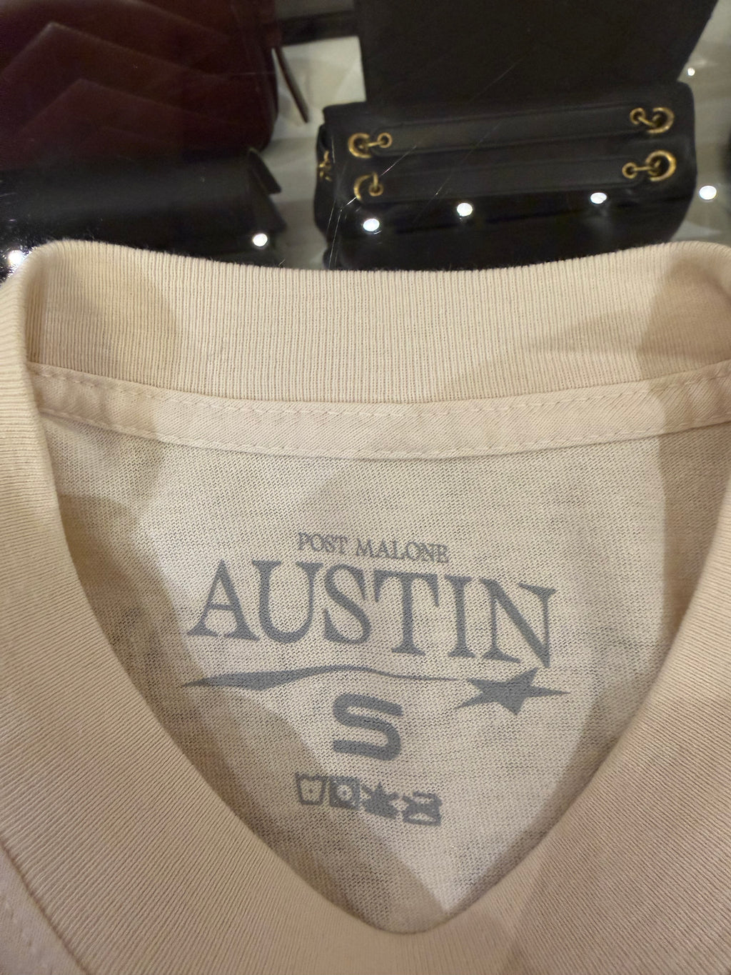 Hellstar x Post Malone Austin Tee - Cream