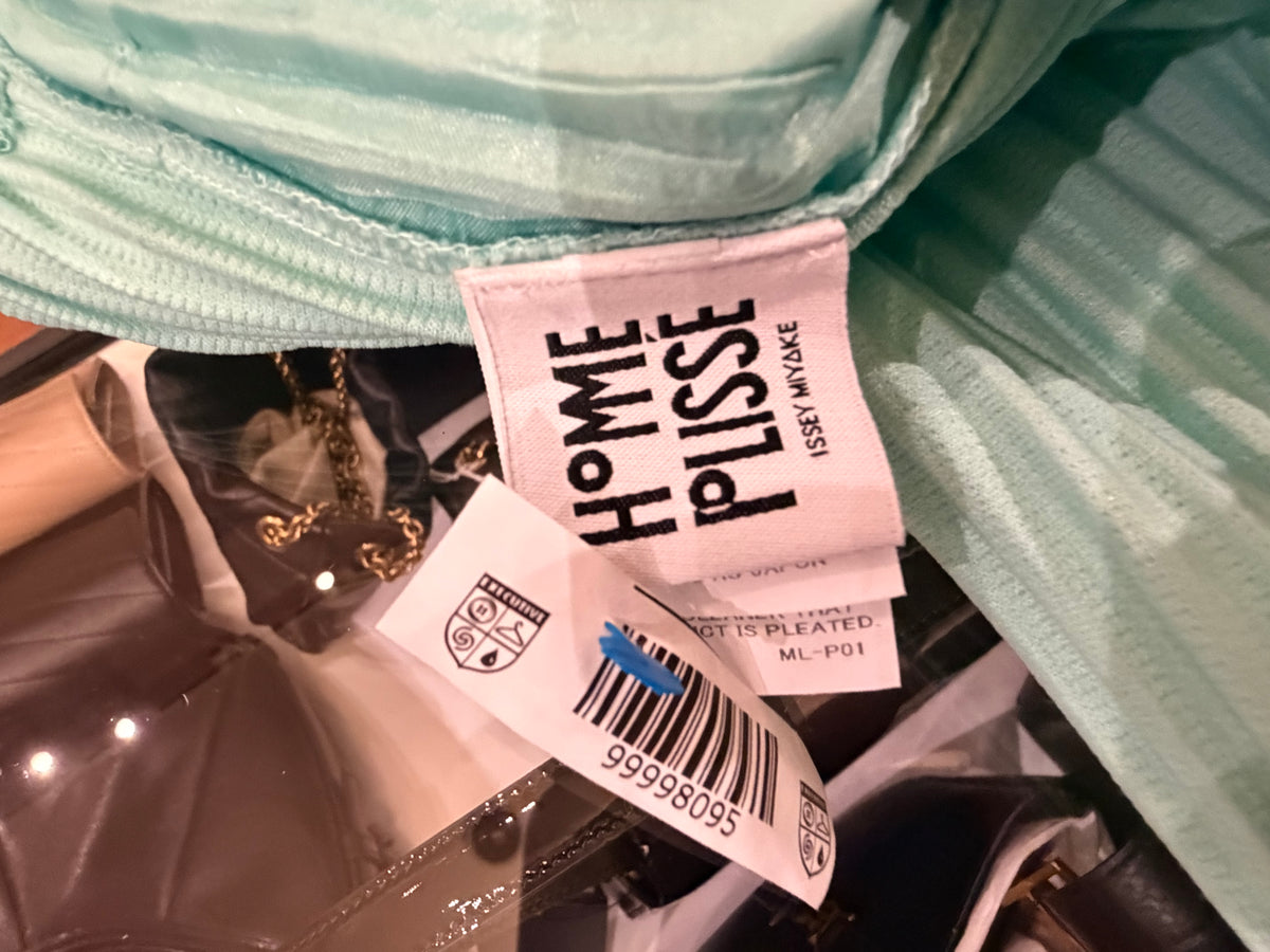 Issey Miyake Homme Pisse Pleated Pants - Aqua