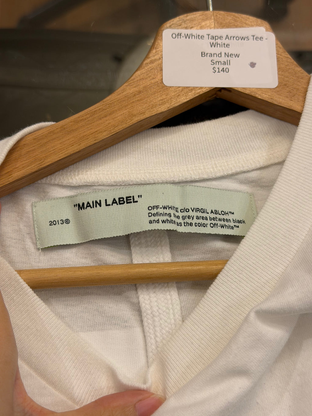 Off-White Tape Arrows Tee -White