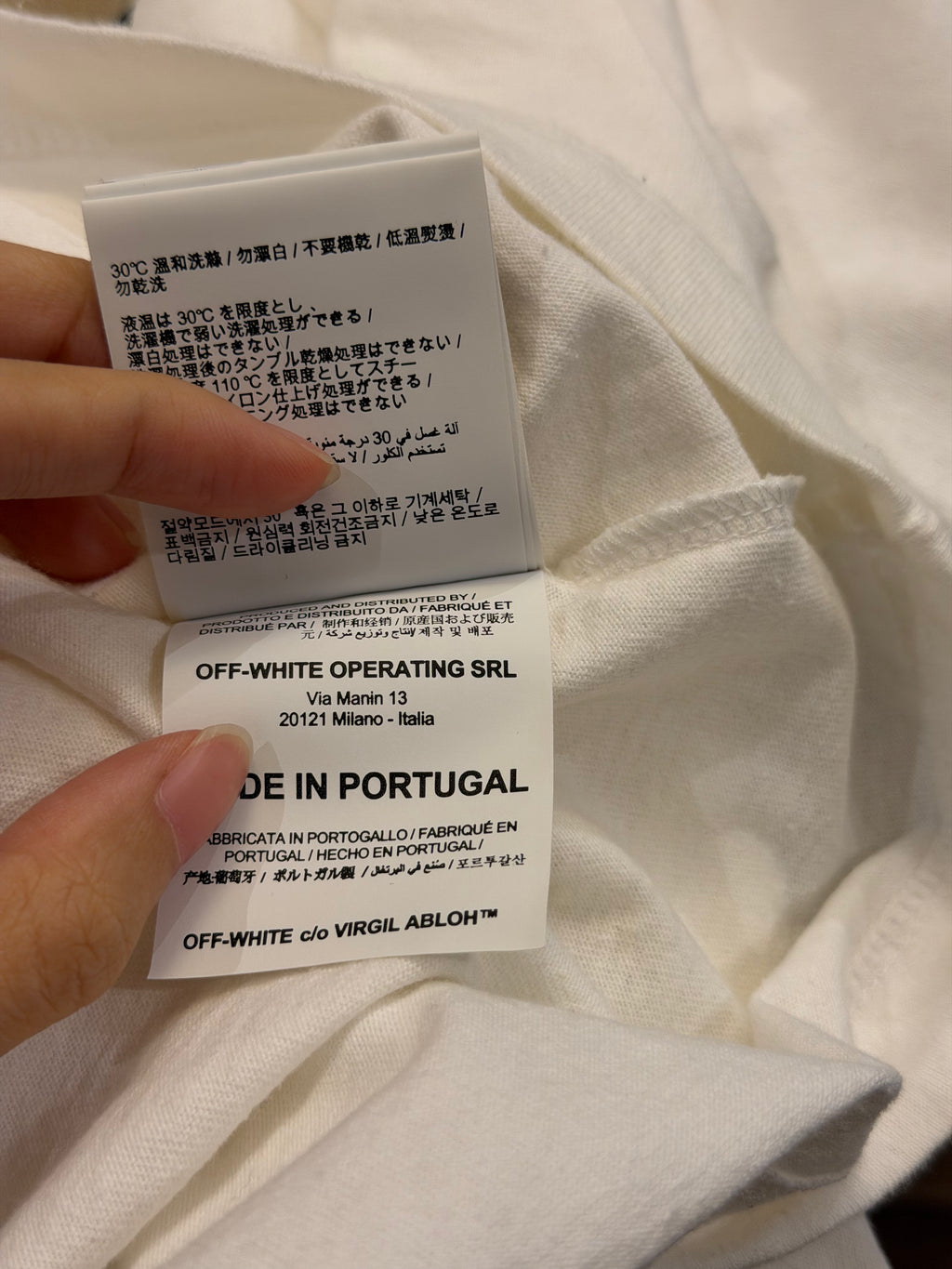 Off-White Tape Arrows Tee -White