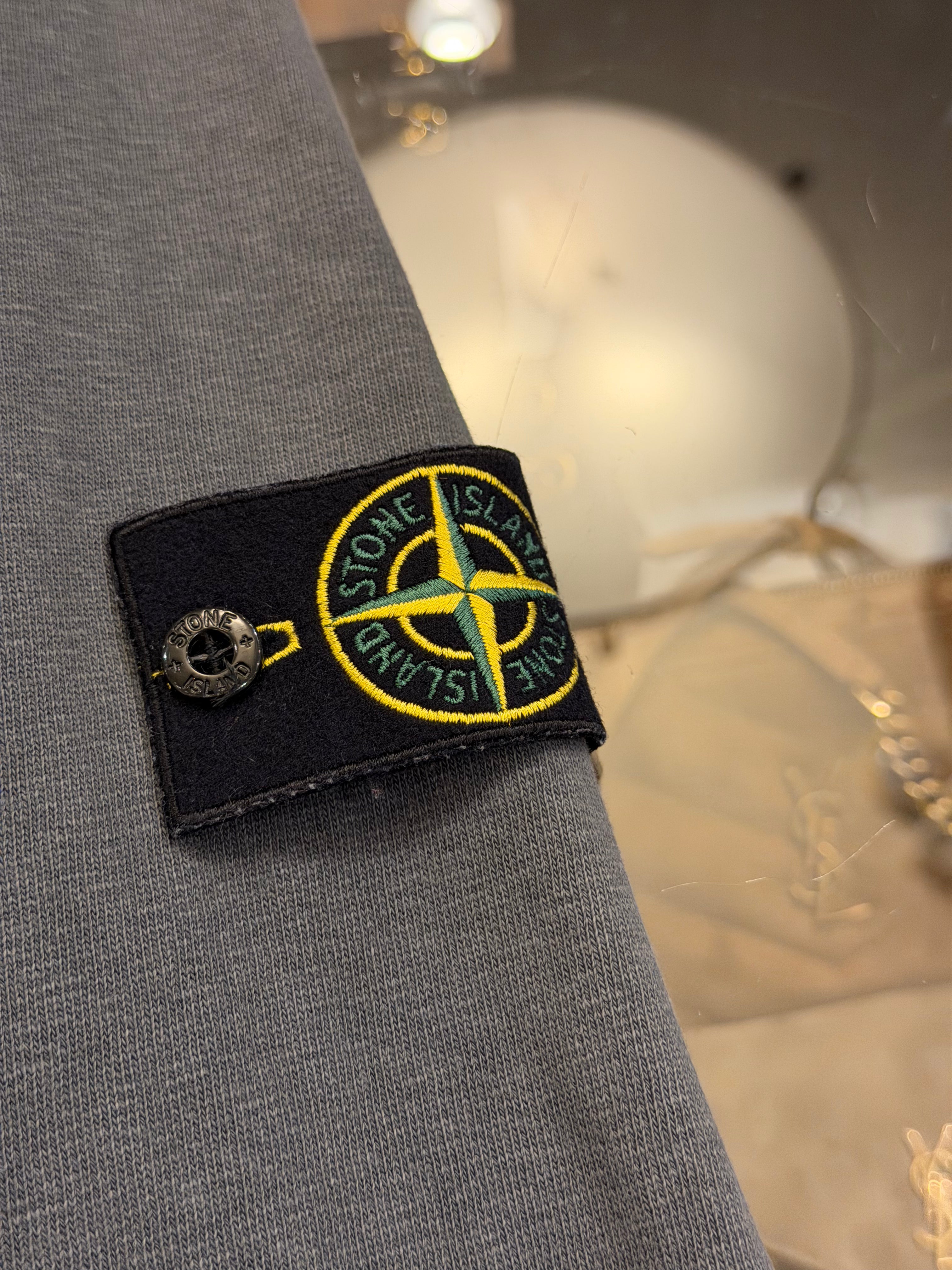 Stone Island Compass Patch Crewneck - Grey