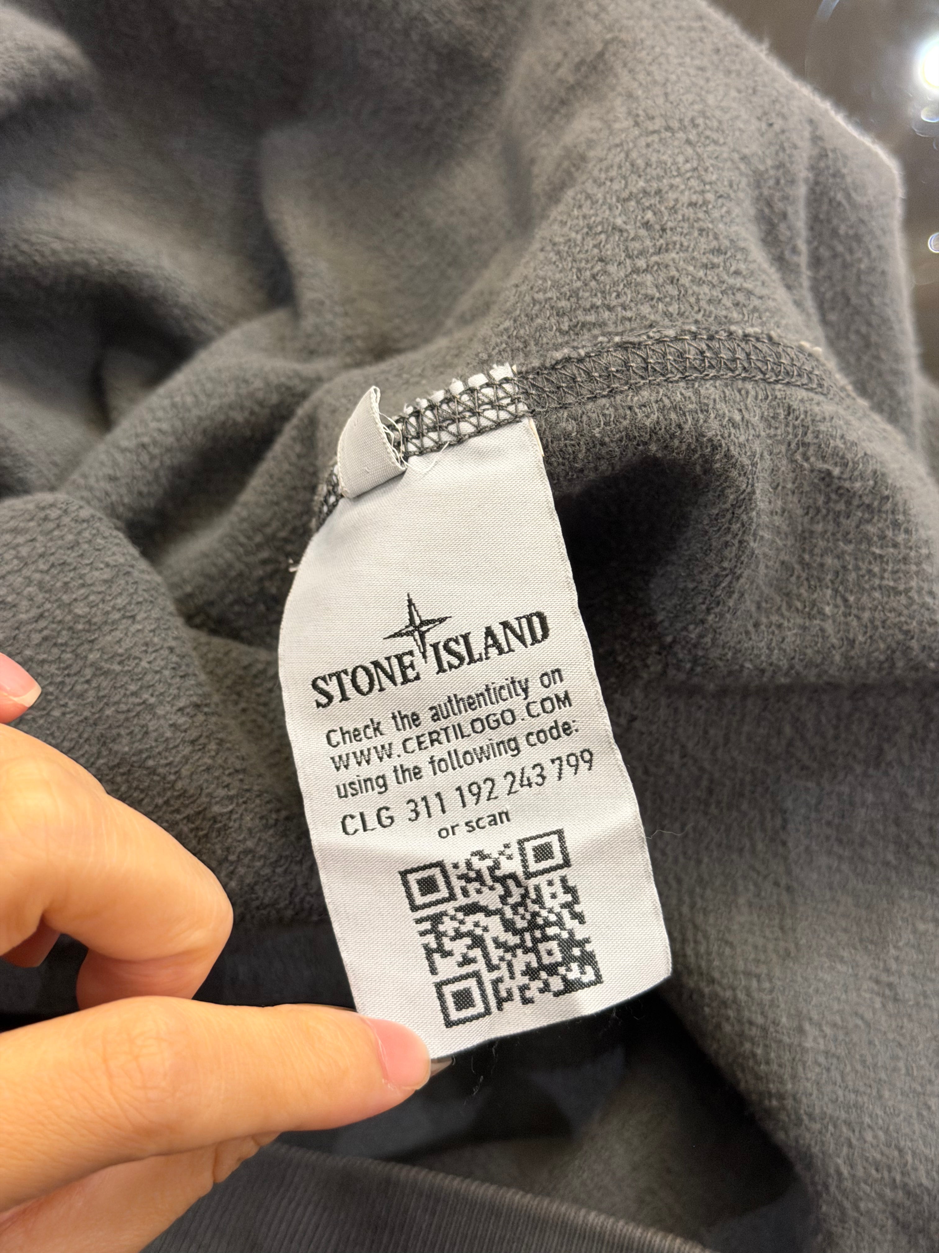 Stone Island Compass Patch Crewneck - Grey