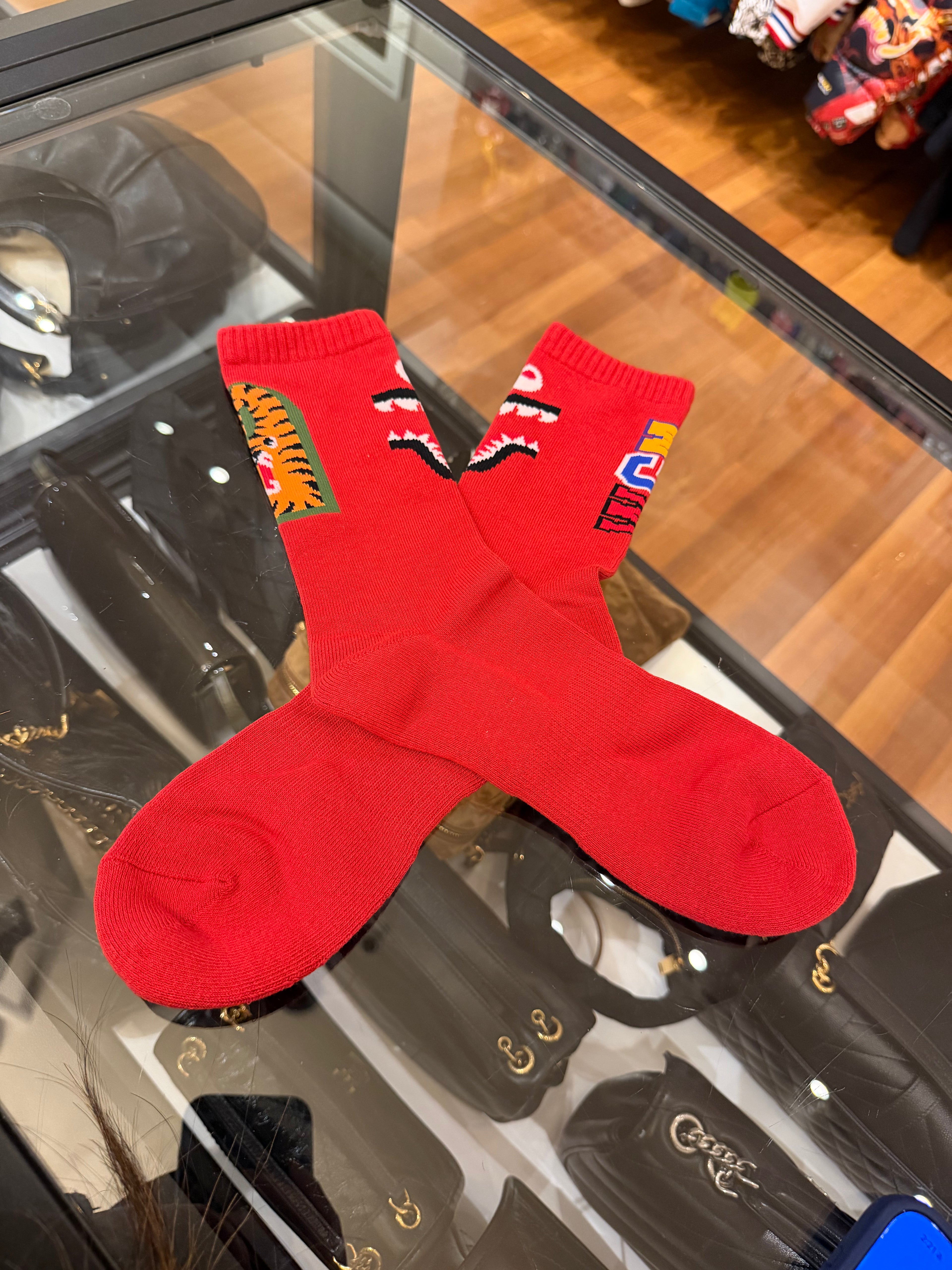 A Bathing Ape (BAPE) Shark Socks