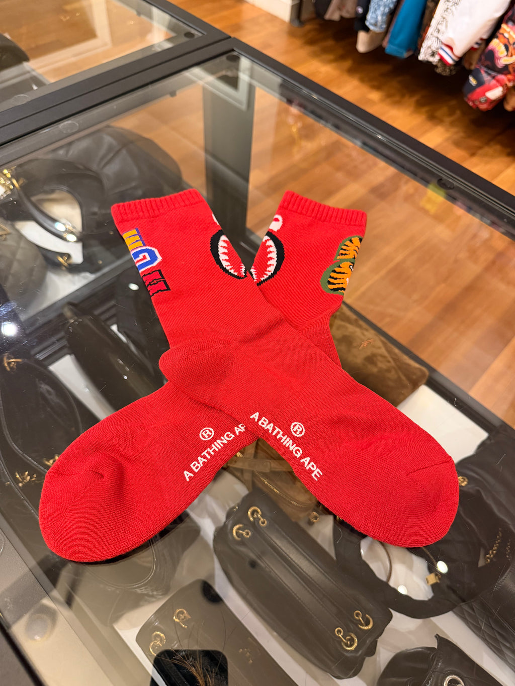 A Bathing Ape (BAPE) Shark Socks