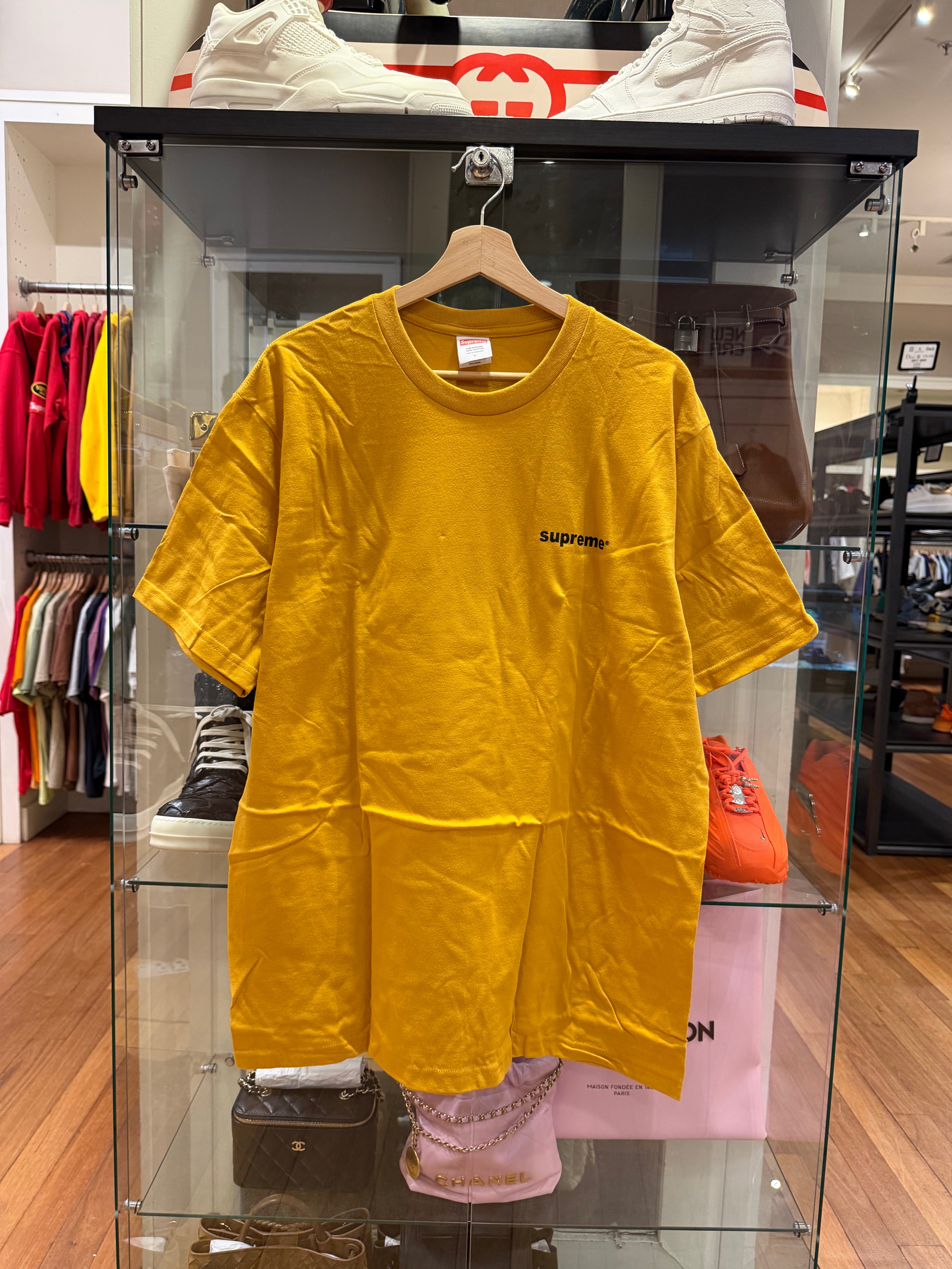 Supreme Fuck Money Tee- Mustard