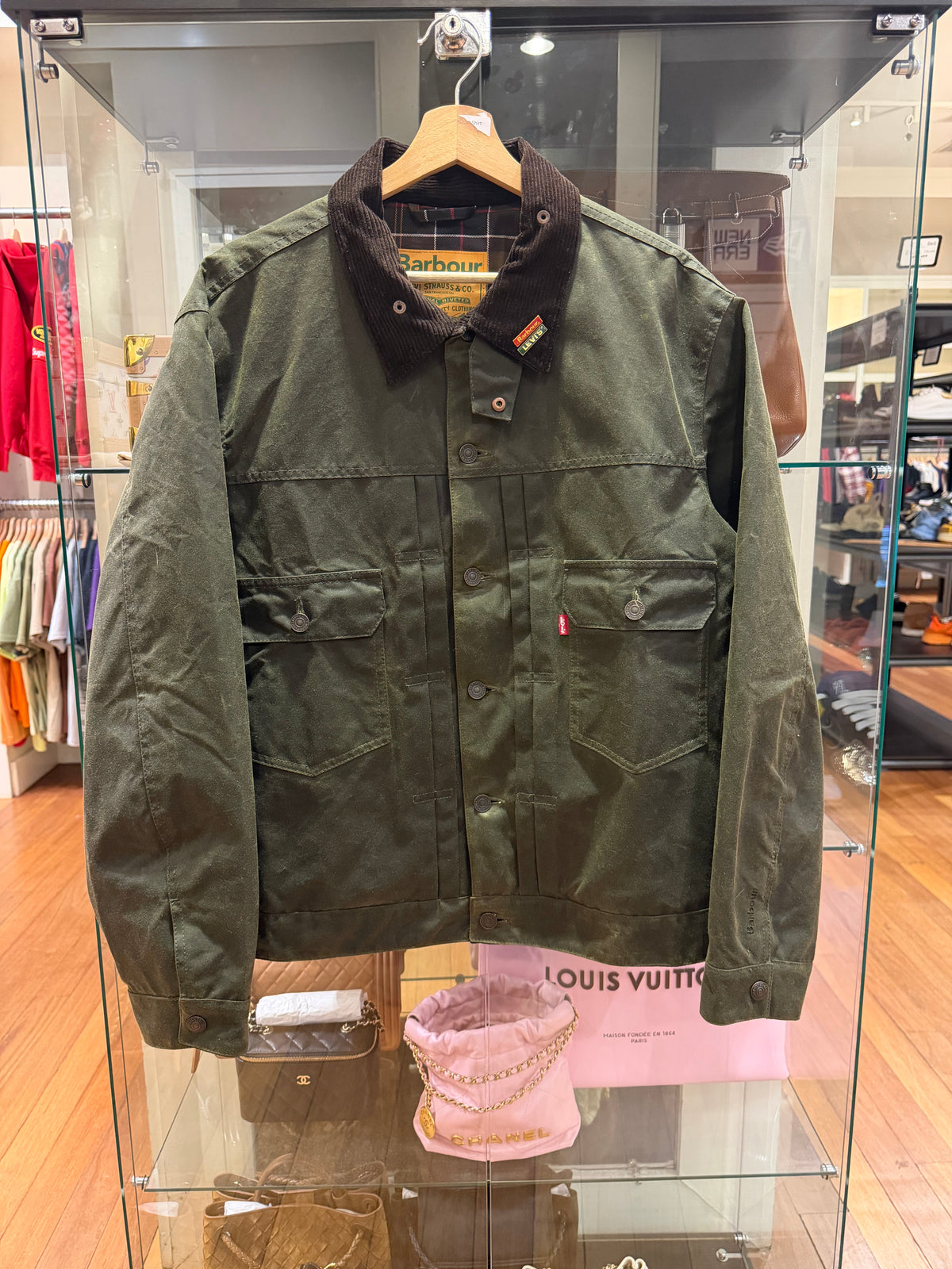Barbour x Levi’s Type II Waxed Trucker Jacket