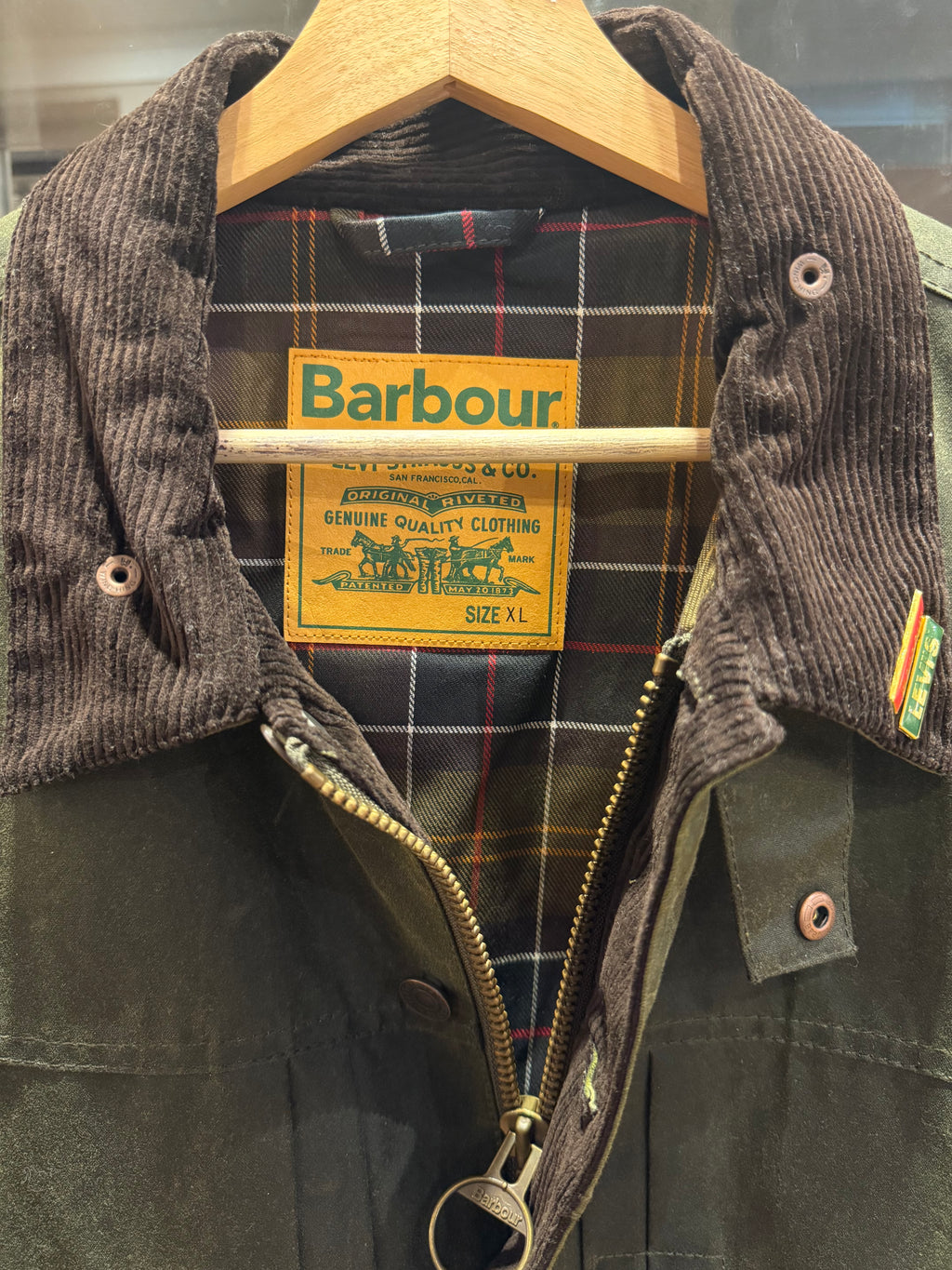 Barbour x Levi’s Type II Waxed Trucker Jacket
