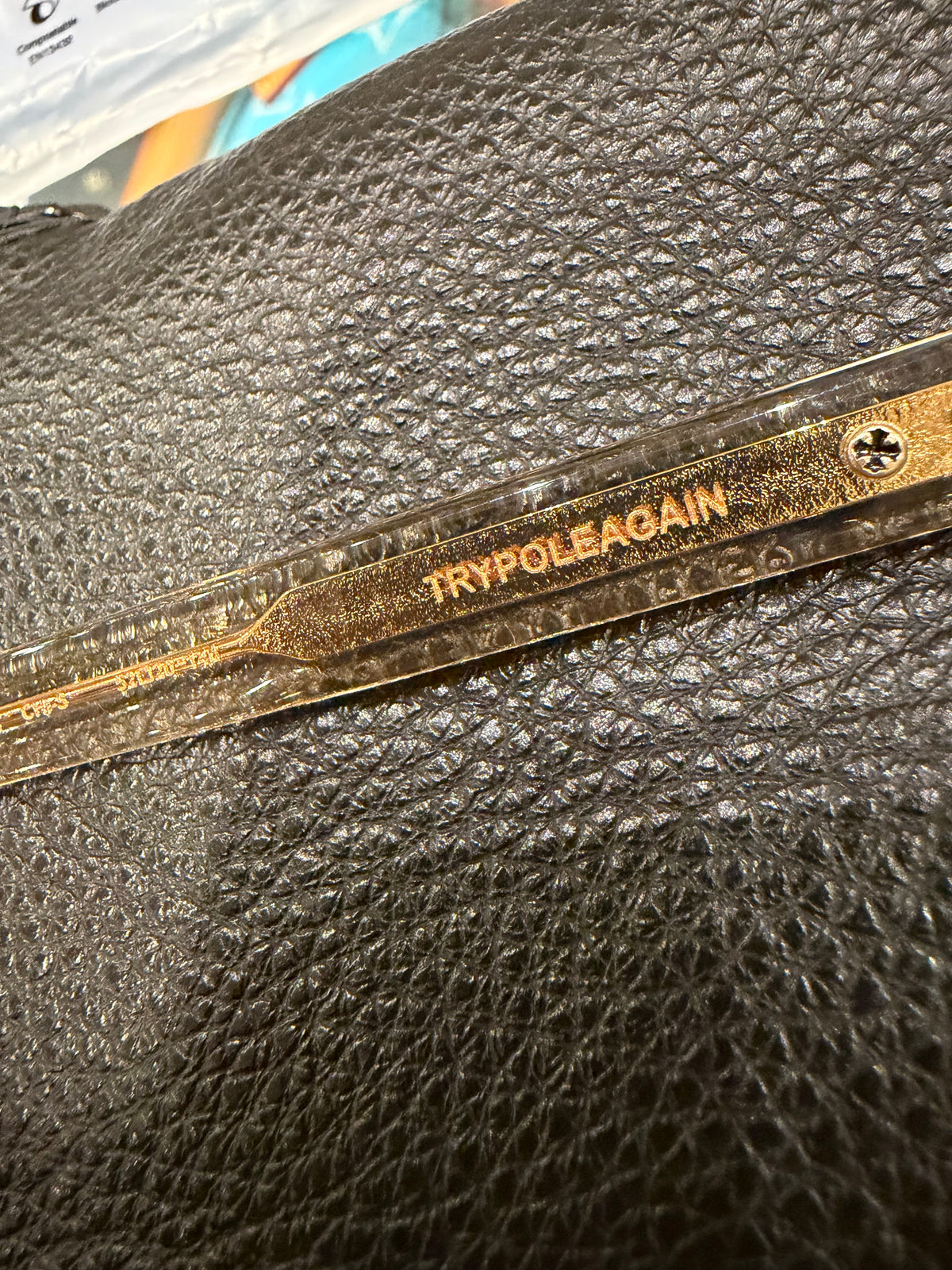 Chrome Hearts ‘Trypoleagain’ Sunglasses - Crystal/Gold
