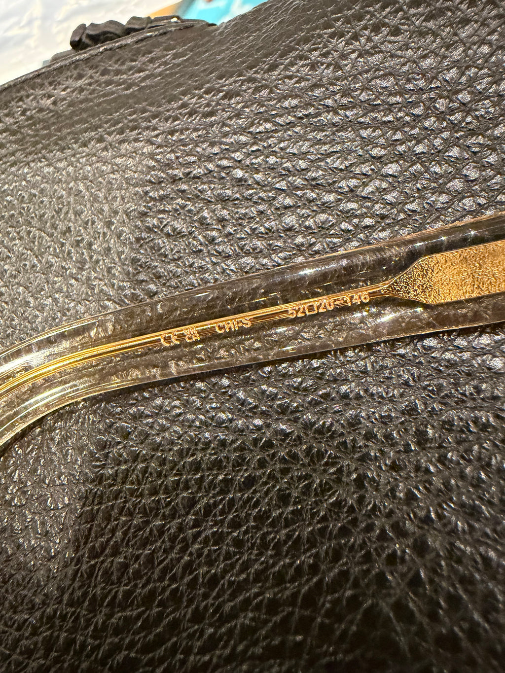 Chrome Hearts ‘Trypoleagain’ Sunglasses - Crystal/Gold