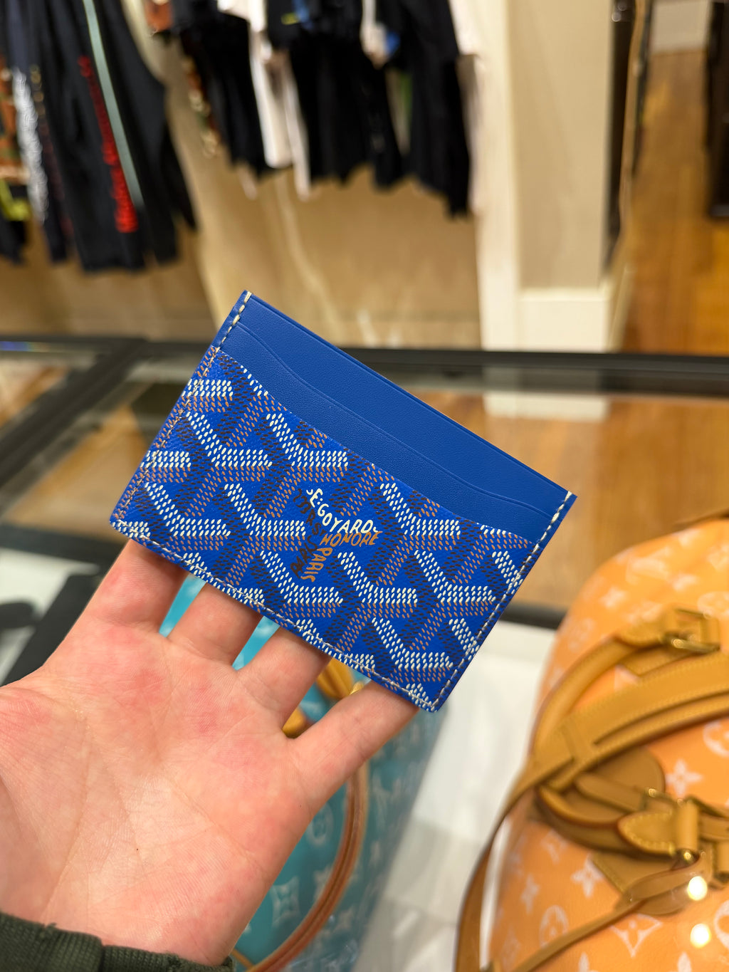 Goyard Saint Sulpice Card Holder - Blue