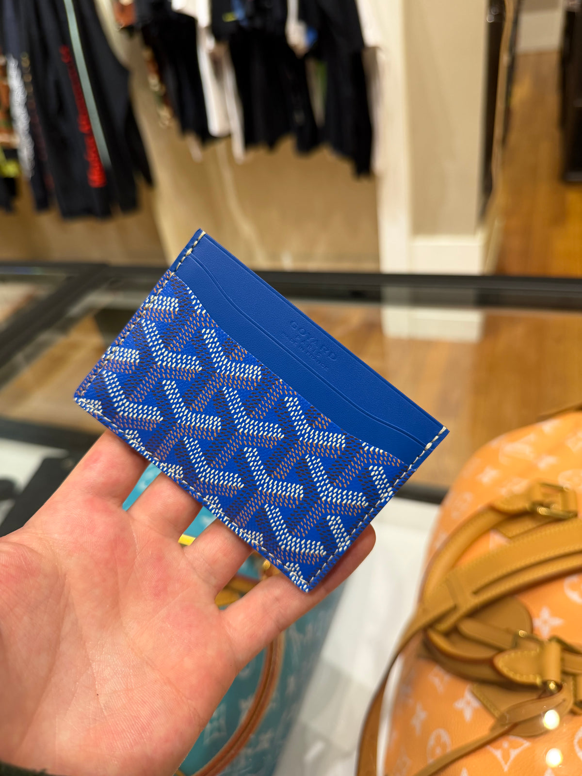 Goyard Saint Sulpice Card Holder - Blue