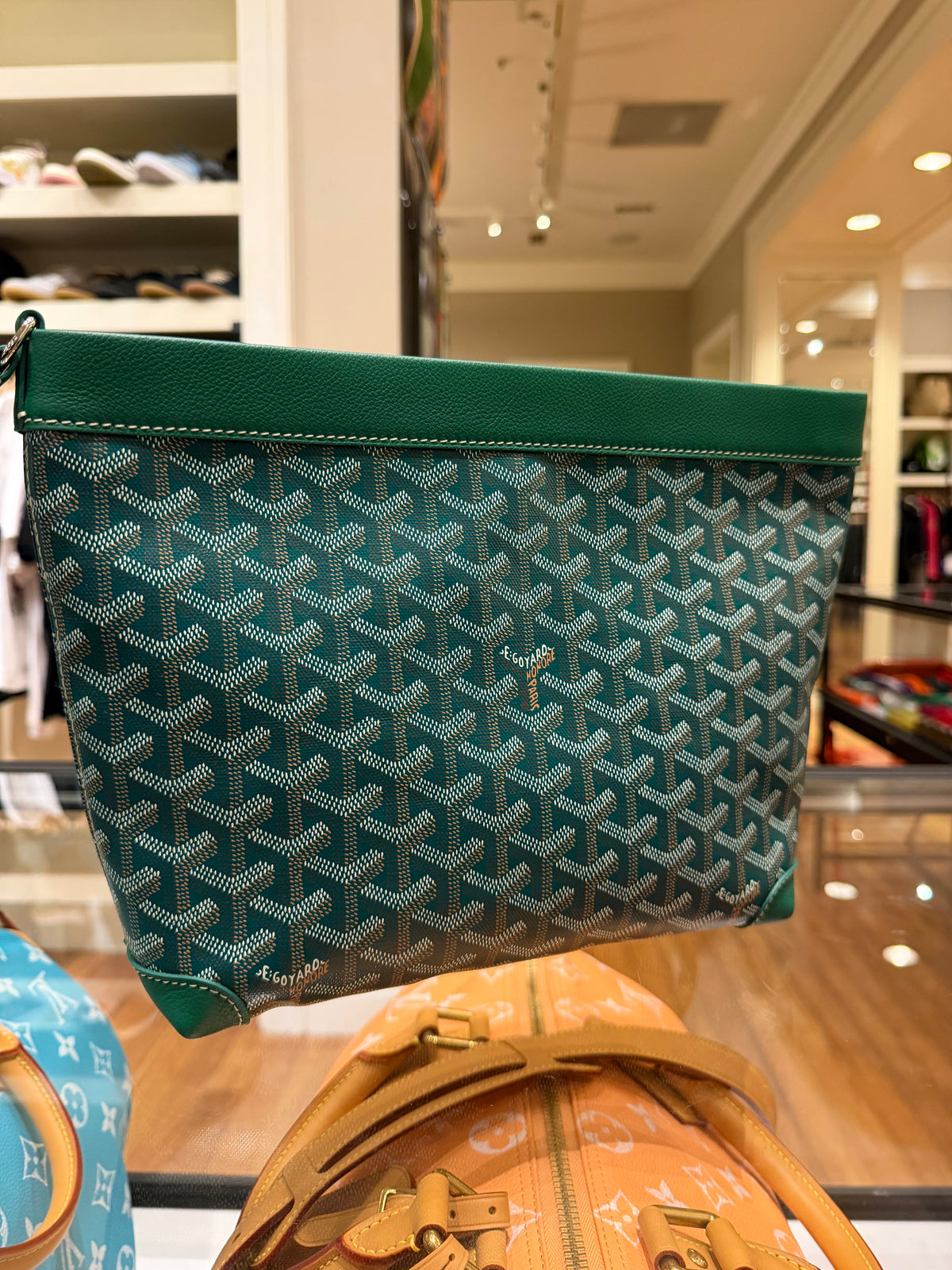 Goyard Conti Pouch - Green