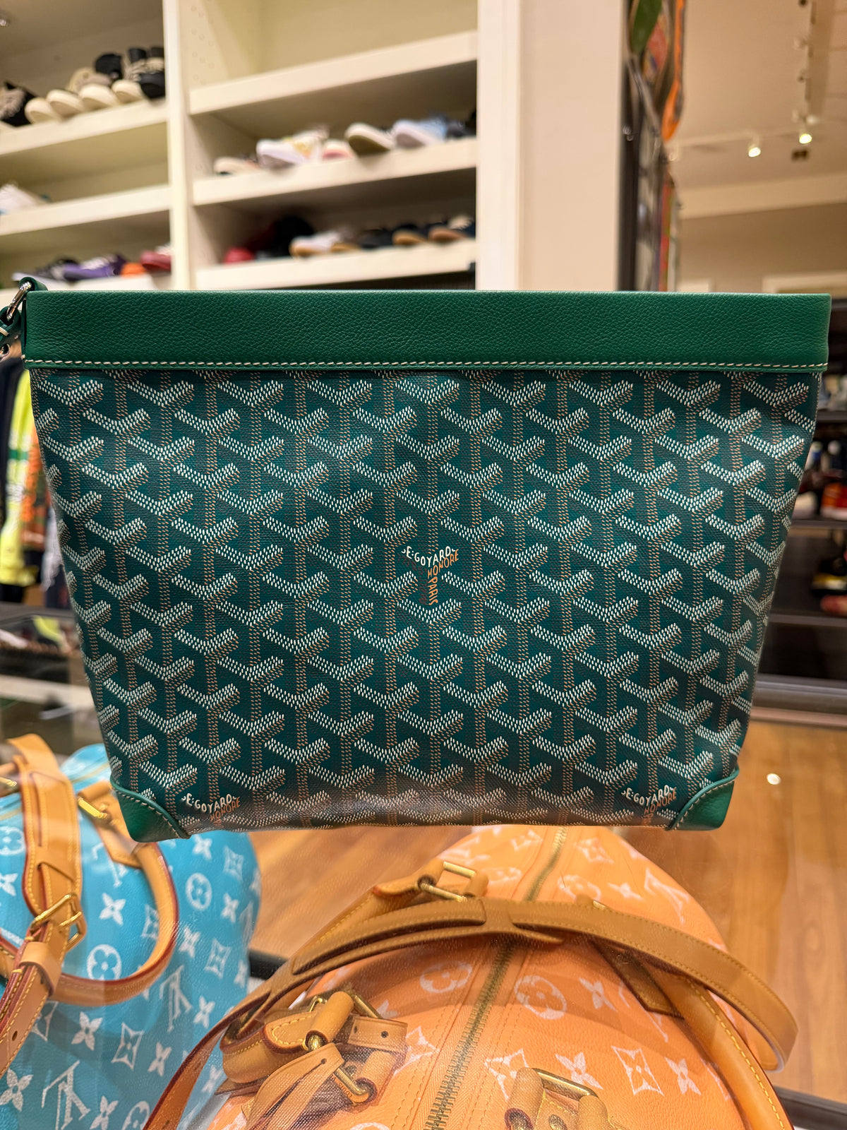 Goyard Conti Pouch - Green