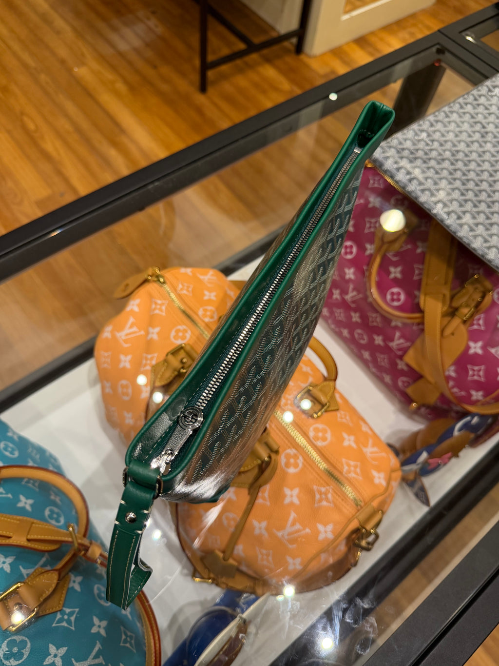 Goyard Conti Pouch - Green